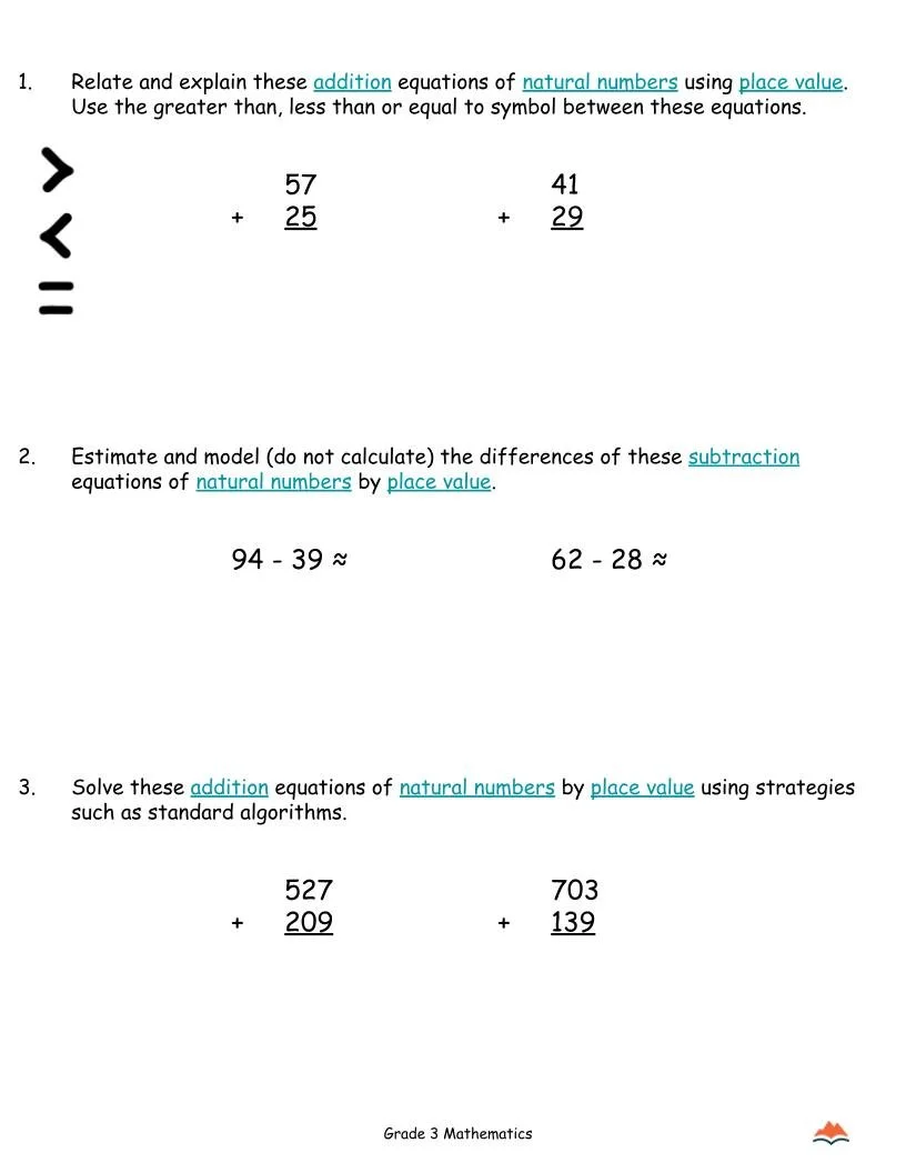 3rd MATH Worksheets-Addition+Subtraction to 1000 Unit-180 Activities-FREE (1).jpg