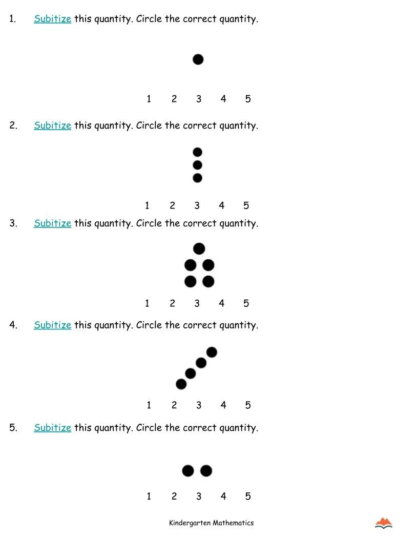 Kindergarten MATH Worksheets-Subitize Unit-180 Learning Activities-FREE (1).jpg