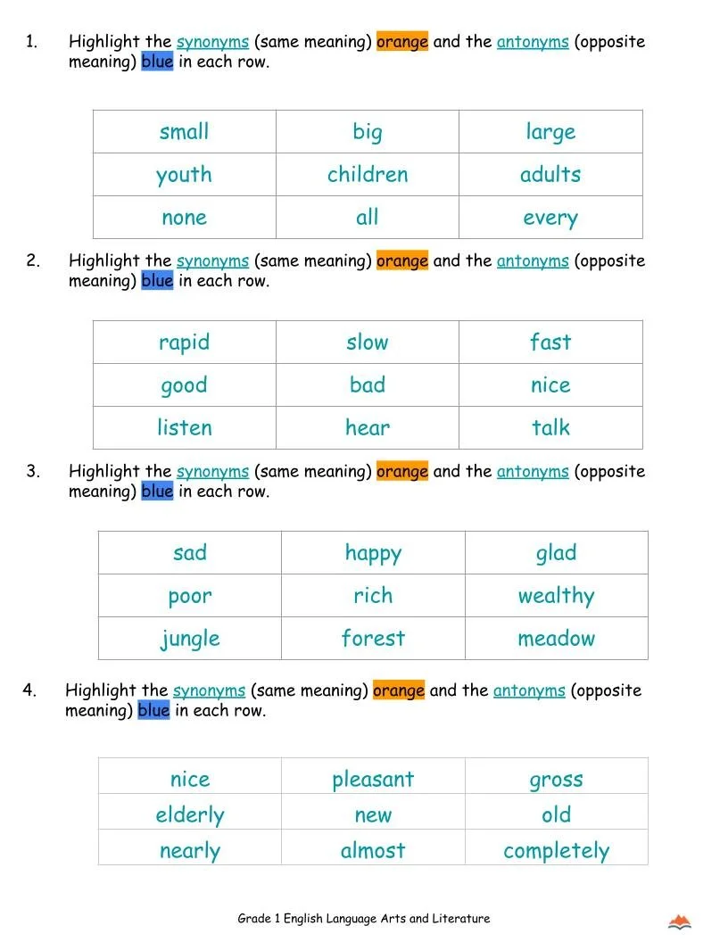 1st Grade ELA Worksheets-Vocabulary+Language-180 Learning Activities-FREE (3).jpg