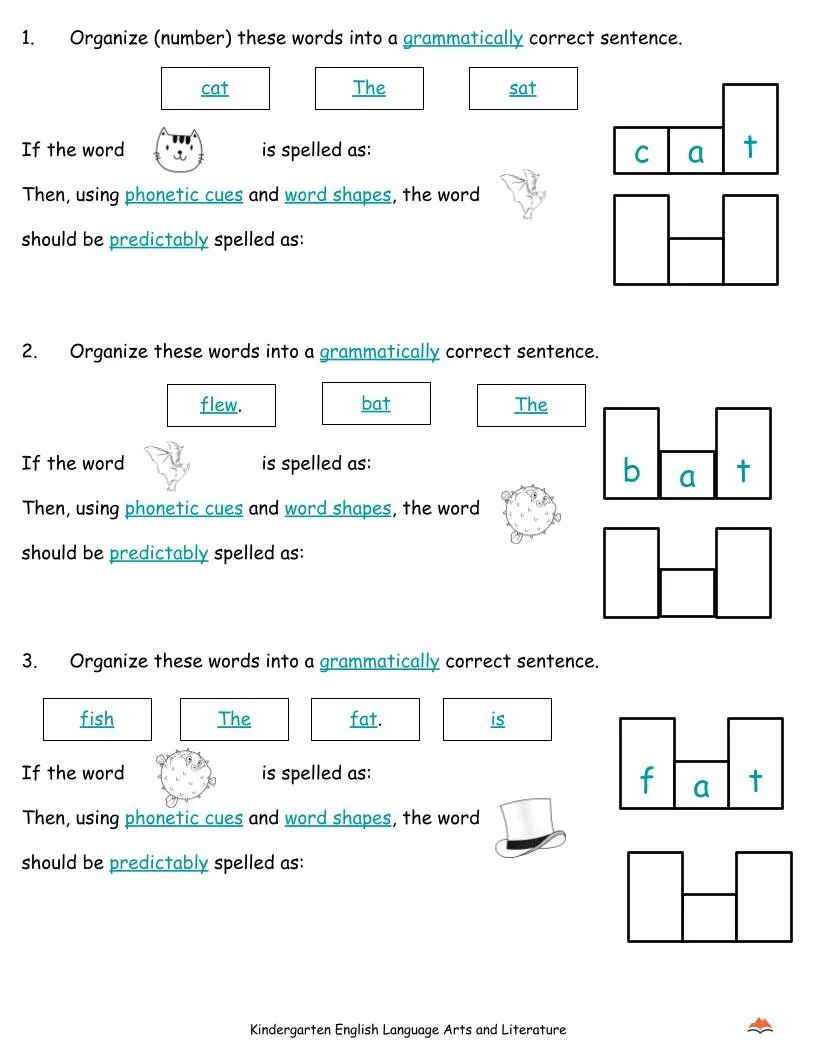 Kindergarten ELA Worksheets-Grammar + Conventions-180 Learning Activities-FREE (1).jpg