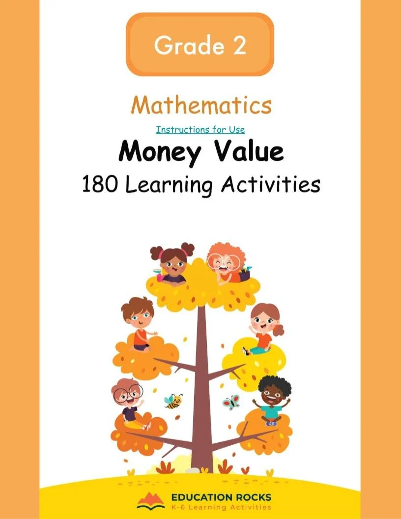 2nd Grade MATH Worksheets-Financial Mathematics-180 Activities-FREE.jpg