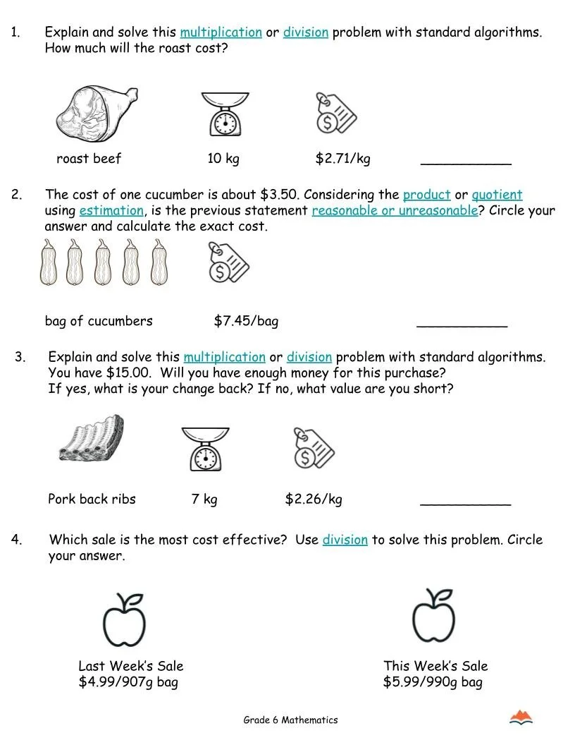 6th Grade MATH Worksheets-Multiplication + Division-180 Activities-FREE (1).jpg