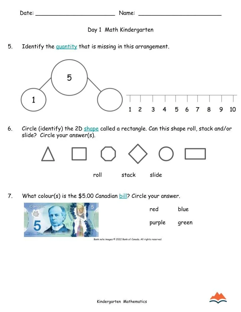 Kindergarten MATH Sep-Jan {Full Curriculum} 11 Activities Each Day-FREE (4).jpg