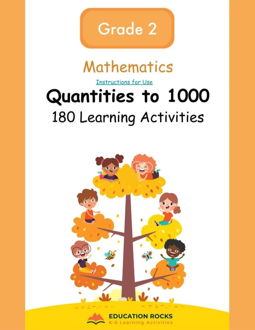 _2nd Grade MATH Worksheets-Values to 1000-180 Learning Activities-FREE.jpg