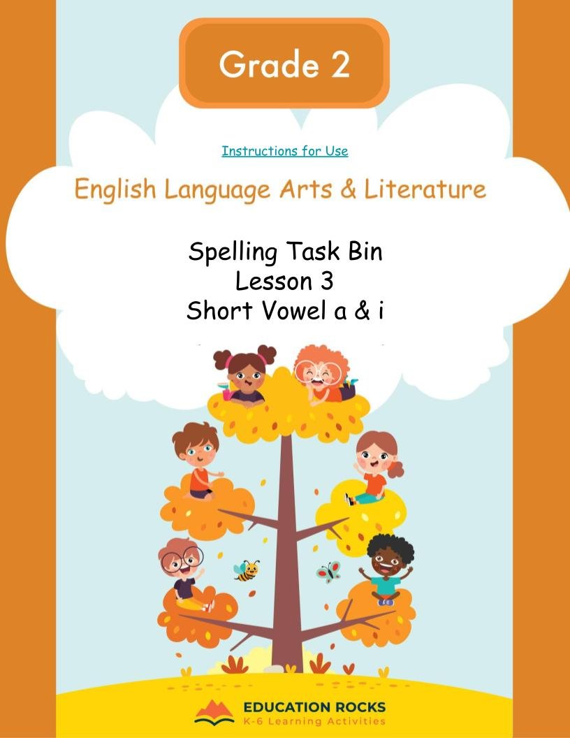 Grade 2 Spelling Lesson 3_ Short Vowel a & i.jpg