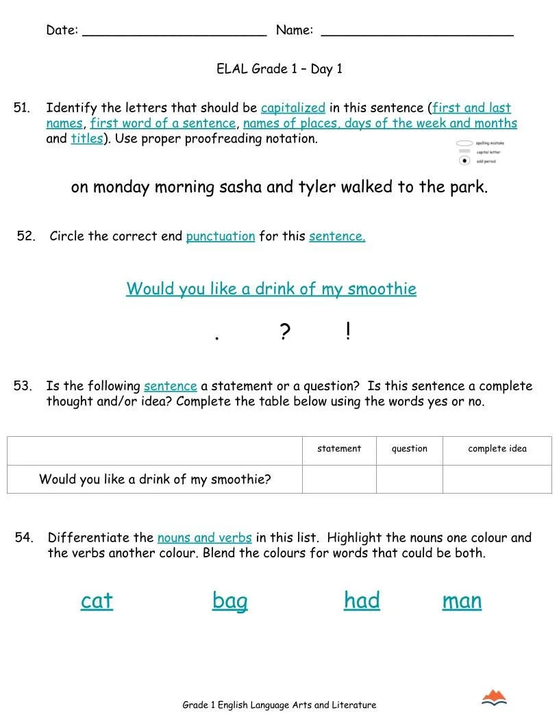 Grade 1 ELAL Full Curriculum Days 1-45 Lessons _ Alberta _ 45 Days _ No Prep (10).jpg