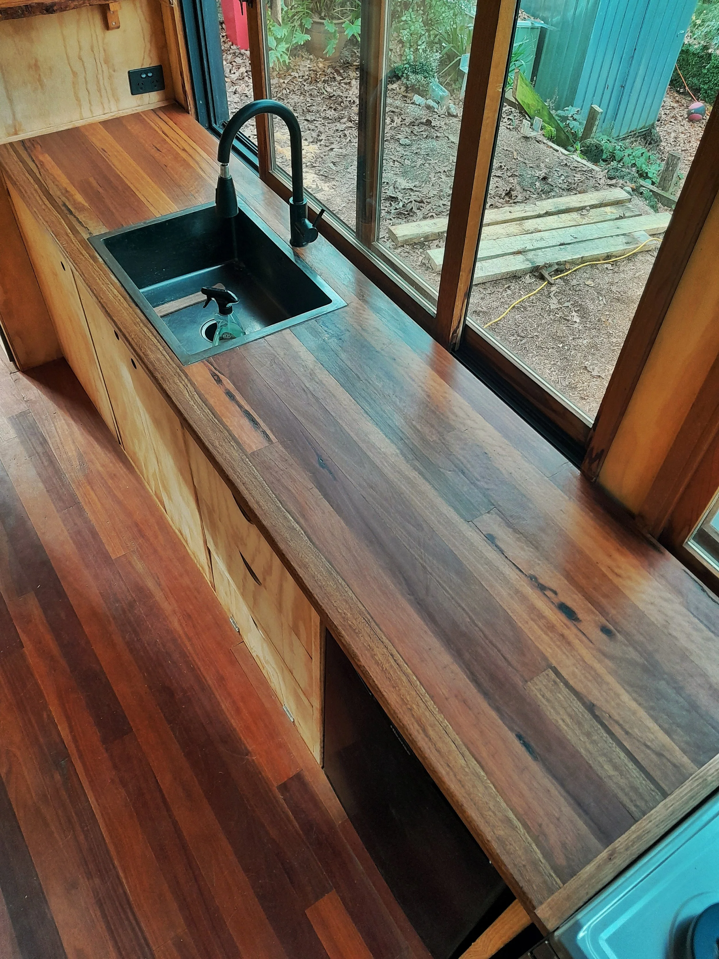Mixed Qld Hardwood Kitchen counter