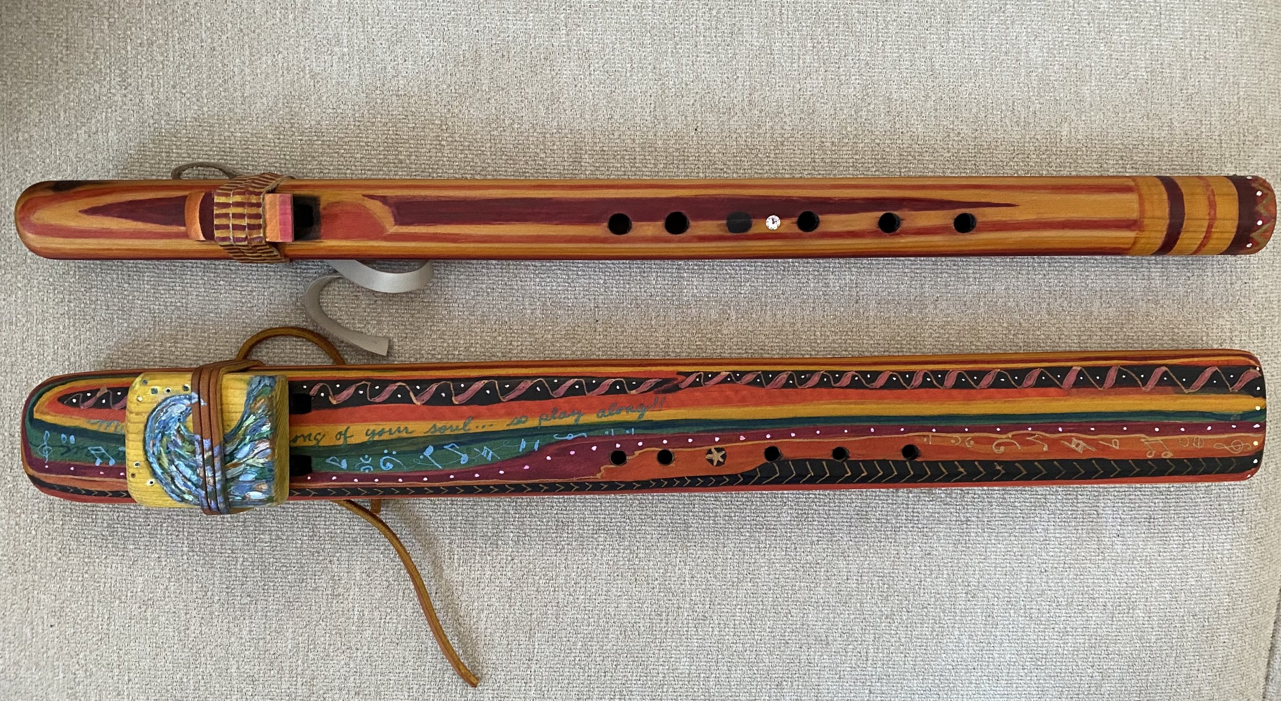Custom Painted Shamanic Flutes.jpg