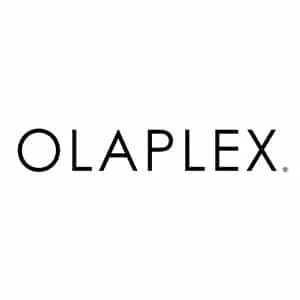 Olaplex logo in black text on a white background.