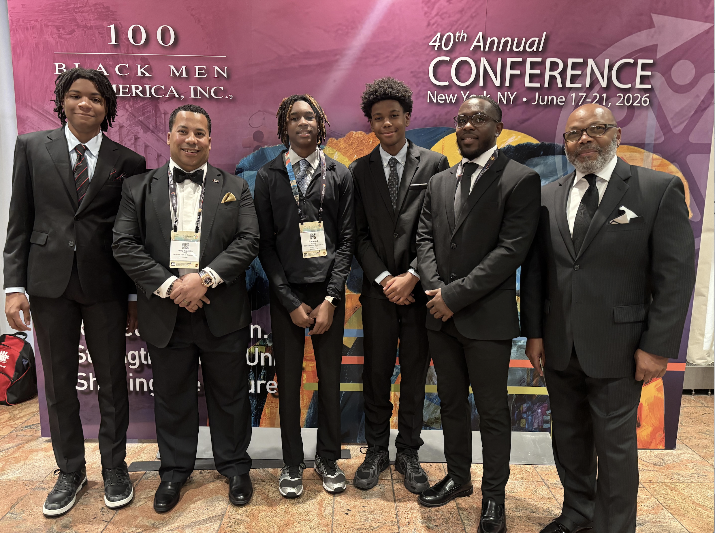 Three Mentees Experience a Historic First at the 100 Black Men of America National Conference