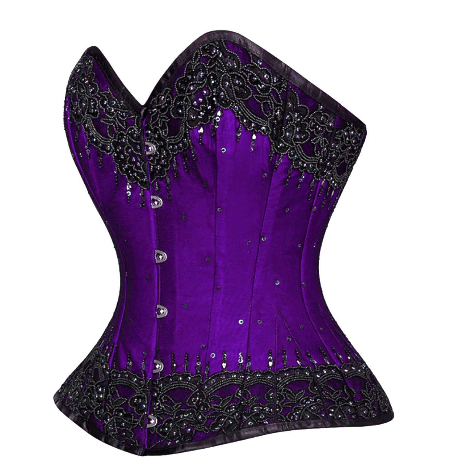 Short Line Couture Corset Purple — Steel Bones