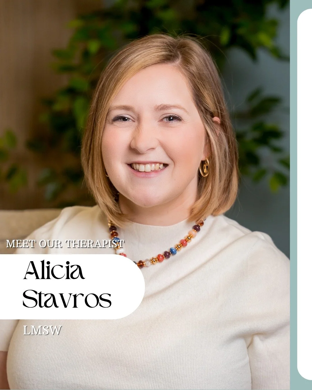 Time to re-introduce our team! Meet Alicia for our ✨LifeSpring Spotlight✨
We asked Alicia a few questions to give you a feel for who they are&ndash;not  just as a therapist, but as a person.

Looking for a new therapist?
Give our office a call at 443