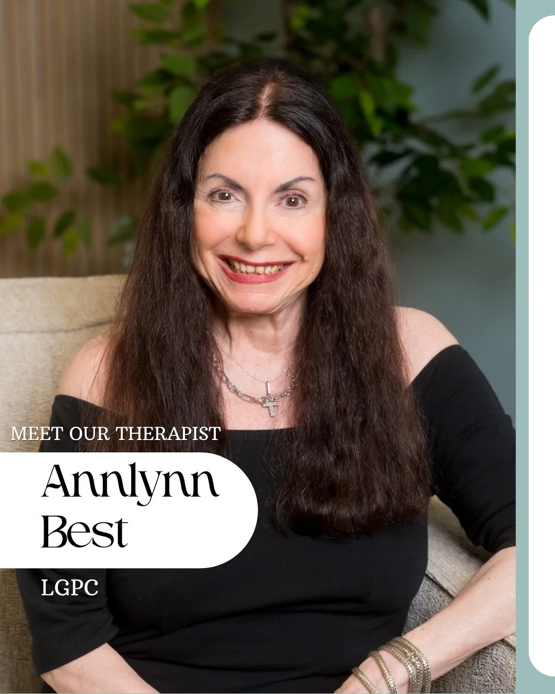 Time to re-introduce our team! Meet Annlynn for our ✨LifeSpring Spotlight✨
We asked Annlynn a few questions to give you a feel for who they are&ndash;not just as a therapist, but as a person.

Looking for a new therapist?
Give our office a call at 44