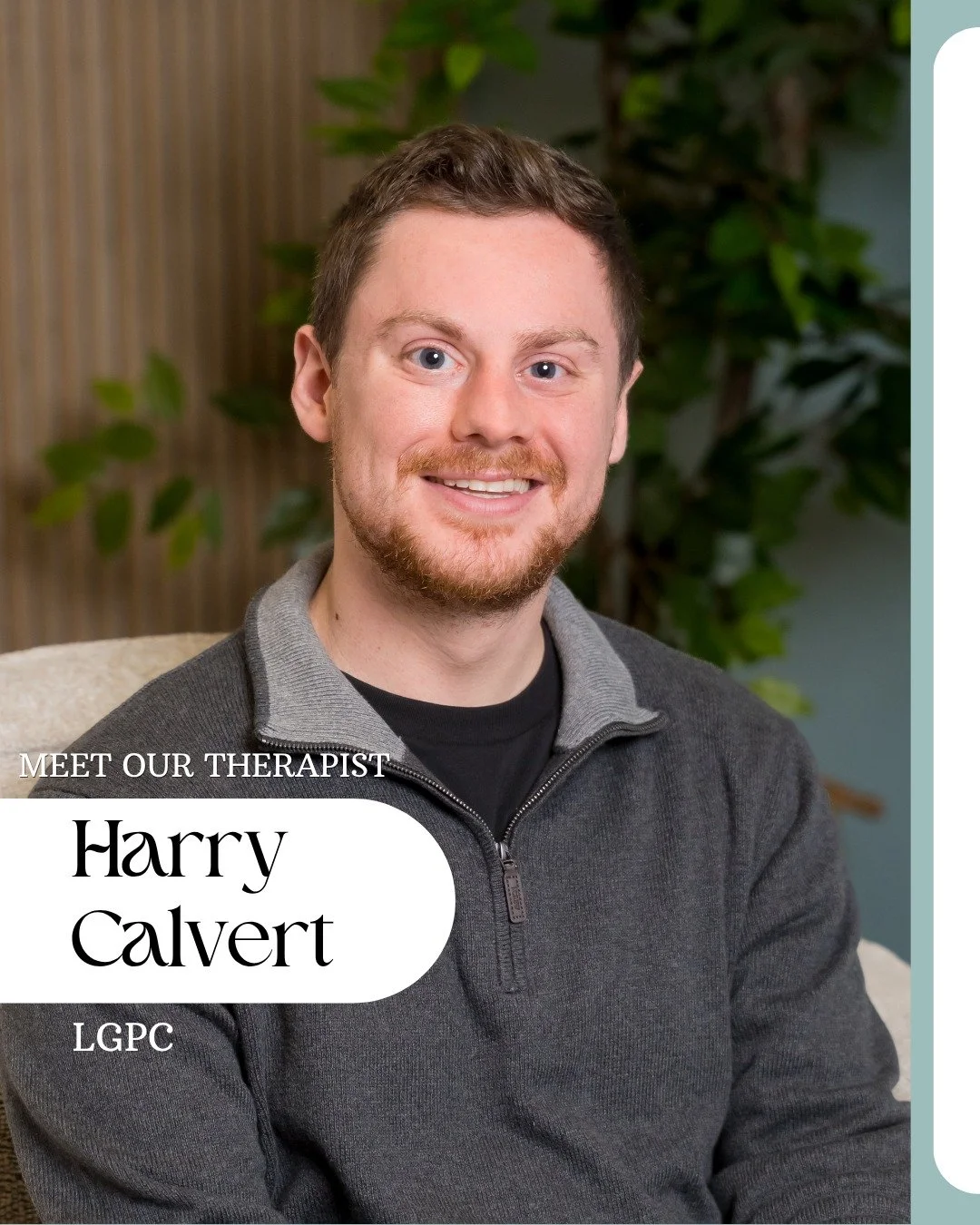 Time to re-introduce our team! Meet Harry for our ✨LifeSpring Spotlight✨ and for Men's Mental Health Awareness Month
We asked Harry a few questions to give you a feel for who they are&ndash;not just as a therapist, but as a person.

Looking for a new