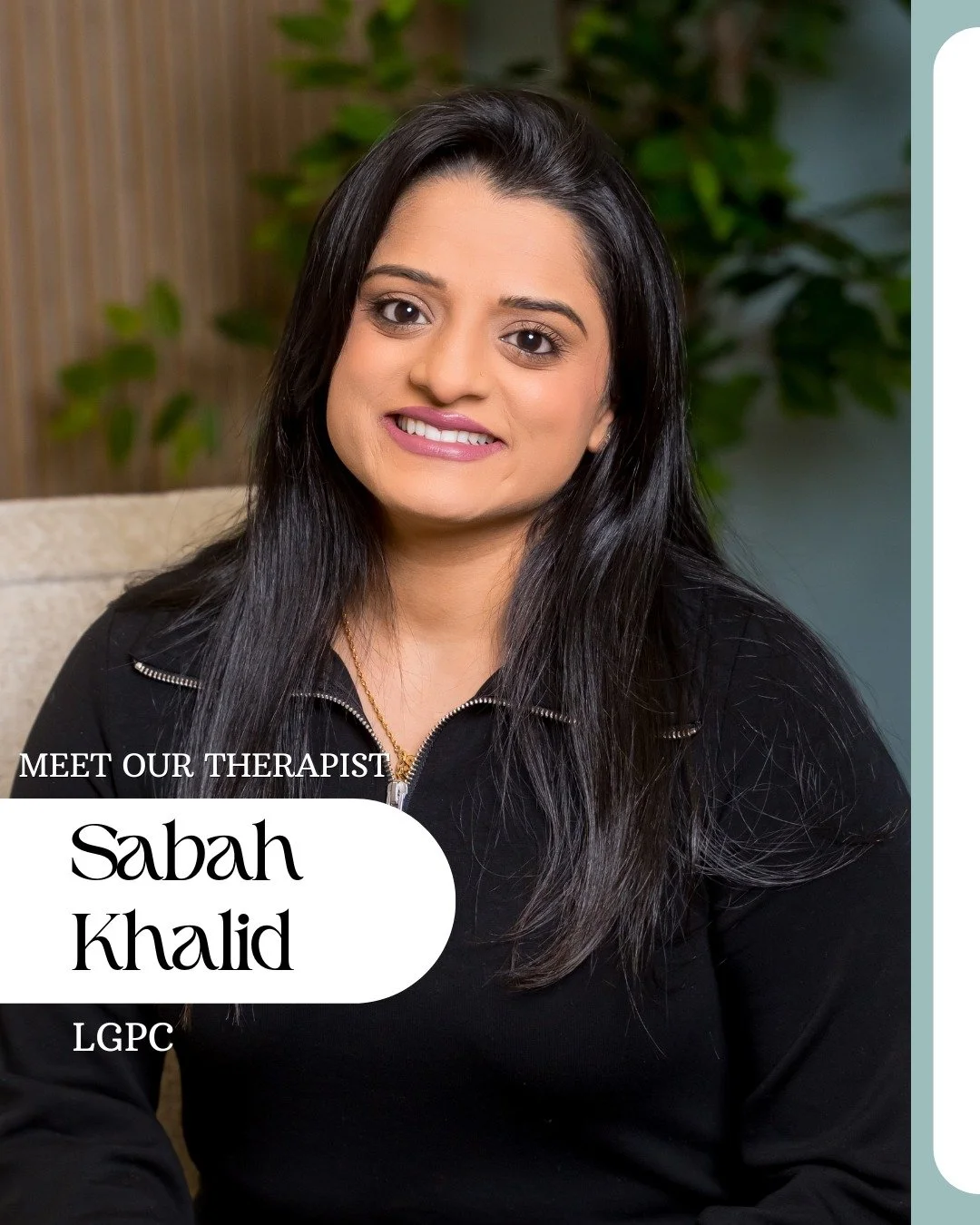 Time to re-introduce our team! Meet Sabah for our ✨LifeSpring Spotlight✨
We asked Sabah a few questions to give you a feel for who they are&ndash;not just as a therapist, but as a person.

Looking for a new therapist?
Give our office a call at 443-72