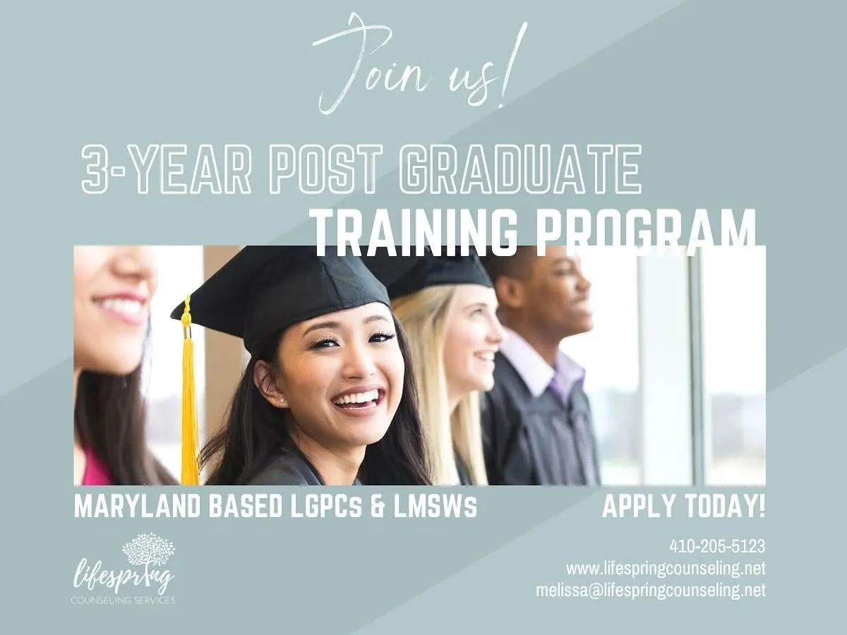 It&rsquo;s that time of year again! 
LifeSpring Counseling Services is accepting applications for the next round of our Post Graduate Training Program, scheduled to start October 2026. 

If you&rsquo;re a detail-oriented, newly licensed LGPC looking 
