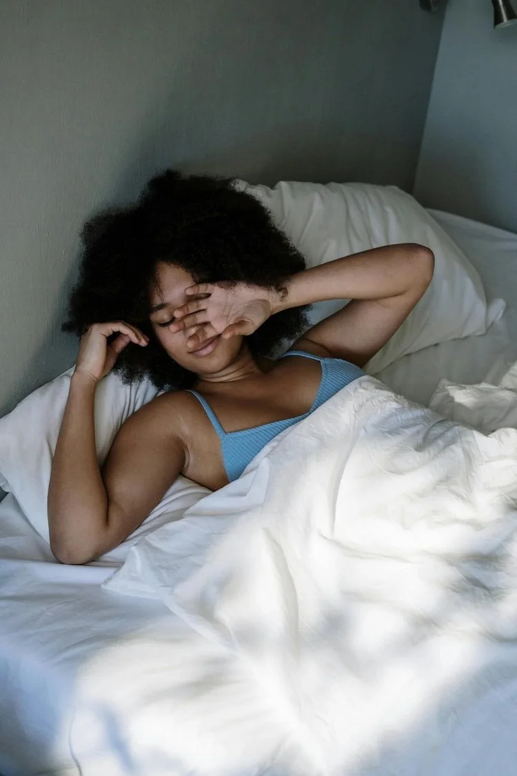 woman in bed