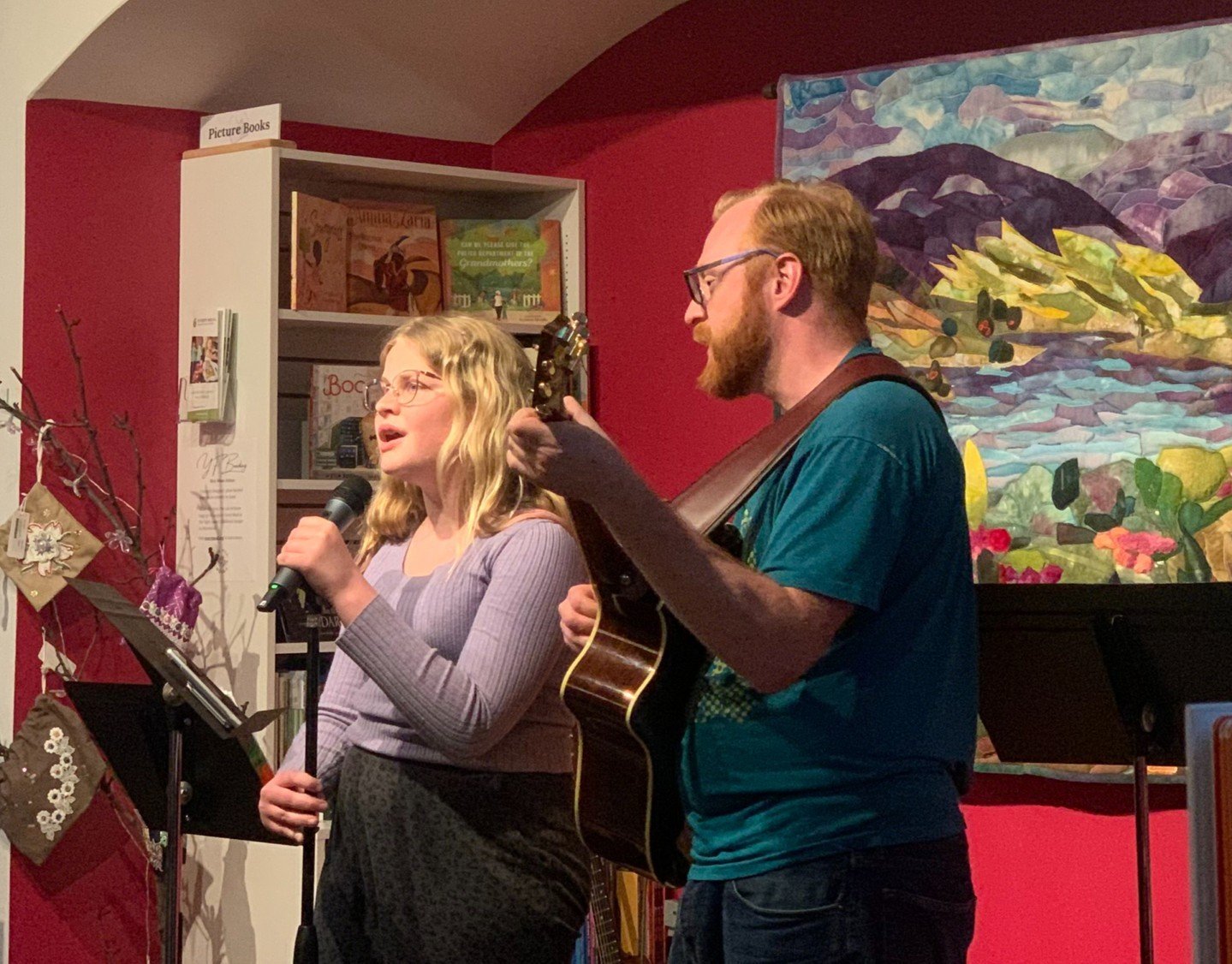 Don't forget, our Open Mic night is happening this Saturday at 7 PM! Make sure to RSVP at hello@bighillbooks.com to secure your spot, but even if you don't, we'll do our best to fit you in. 🎤📅 

We've had poetry, music, stories, and comedy. As long