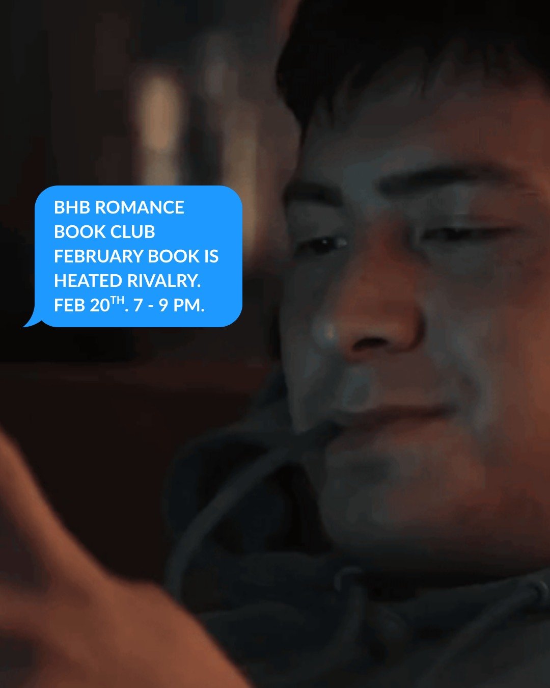 Happy Valentine's Day! Join us for a belated celebration at Romance Book Club on Friday, Feb. 20, when we'll discuss our favorite fictional hockey players, Shane &amp; Ilya. Will we see you there? 👀 

(And yes, we still have plenty of copies)

#Heat