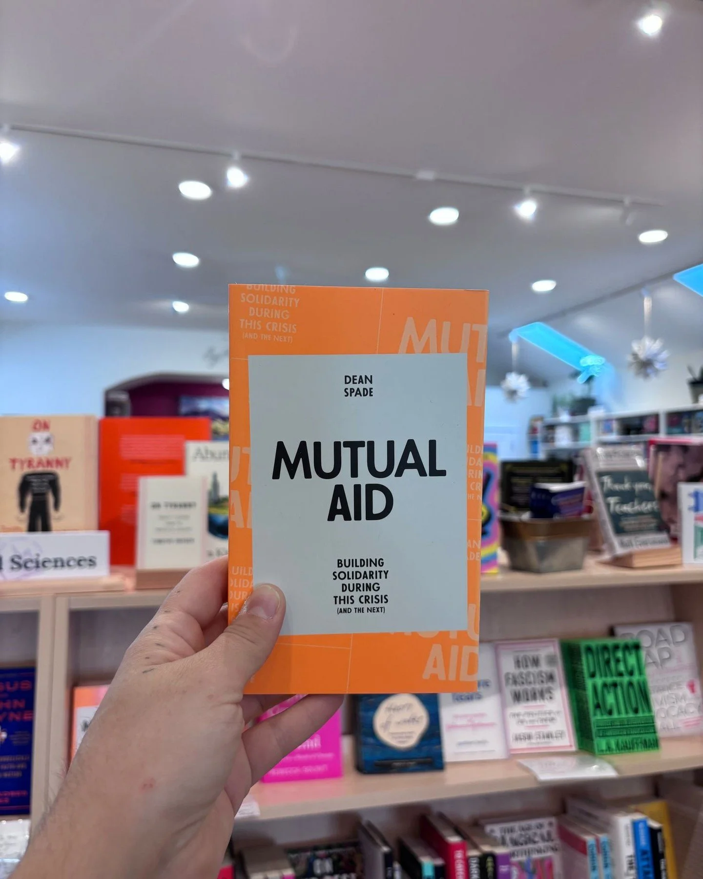 Today&rsquo;s #StaffPickSaturday is &ldquo;Mutual Aid: Building Solidarity During This Crisis (And The Next)&rdquo; by Dean Spade. Multiple BHB staff members have read this and recommend it to anyone who wants to take action against hardships that th