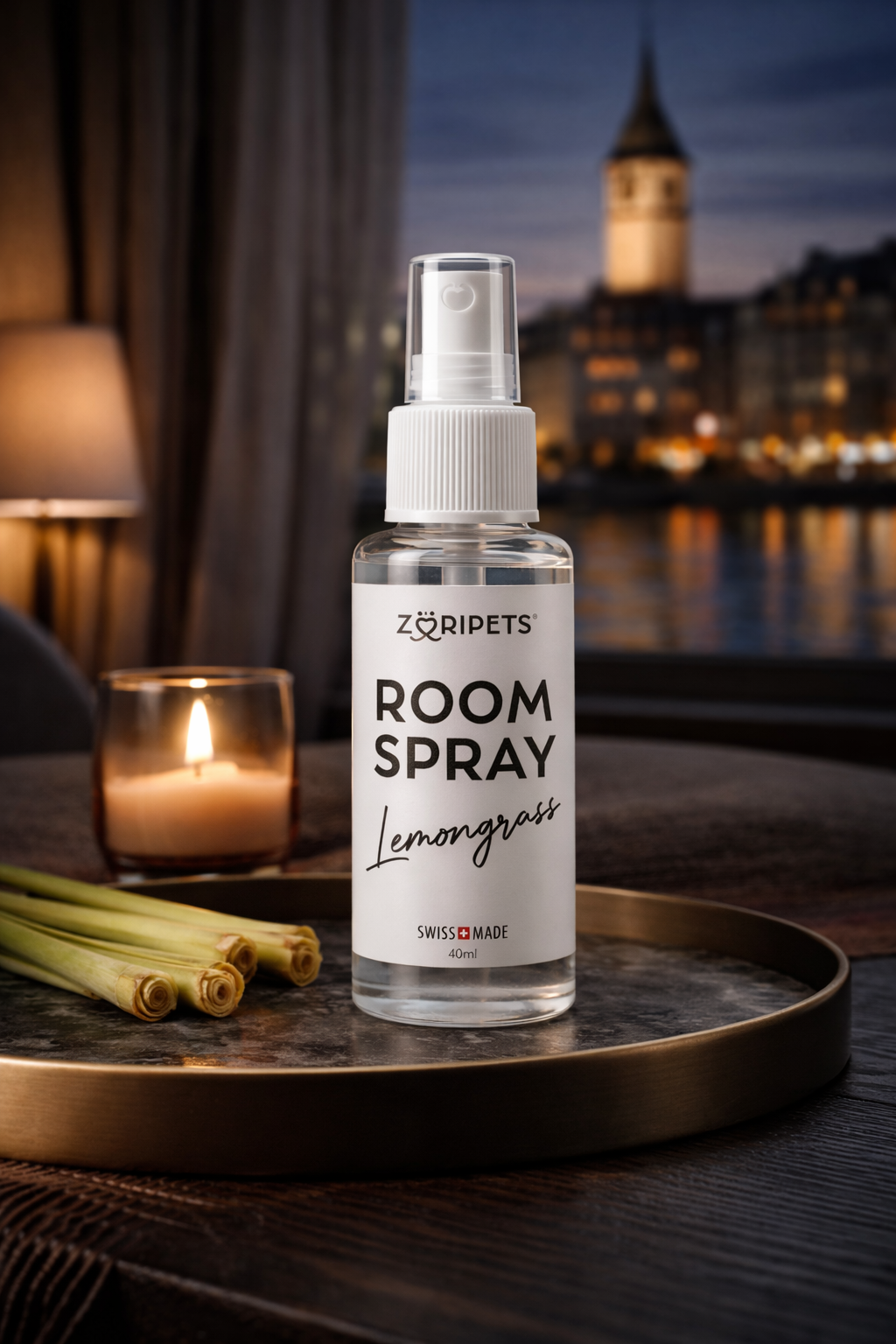 Züripets® Room Spray - Natürlicher Raumspray für Haushalte mit Hund | Swiss Luxury Pet Hospitality