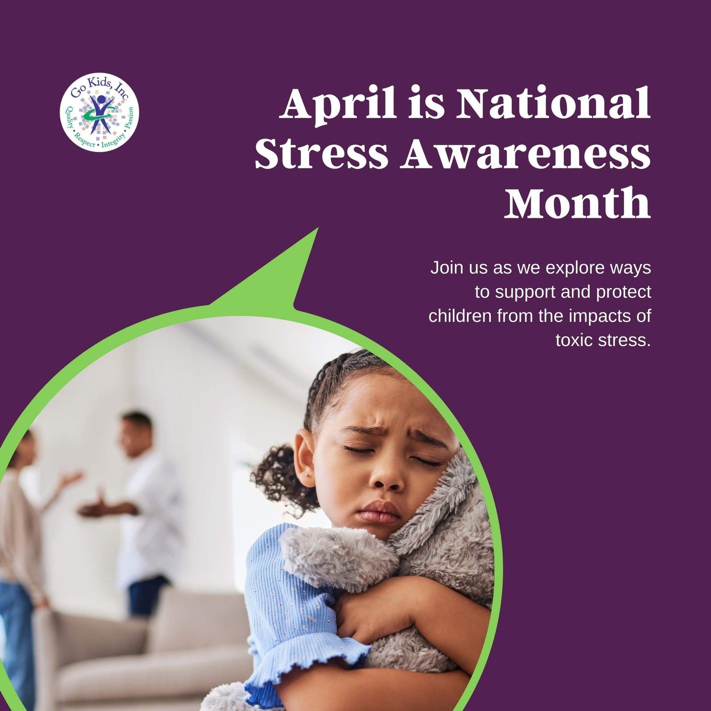 April is National Stress Awareness Month, and it's time we shine a light on an issue that touches us all, but especially our youngest. This week, we're focusing on the long-term effects that toxic stress can have on children. Not only can it impact t