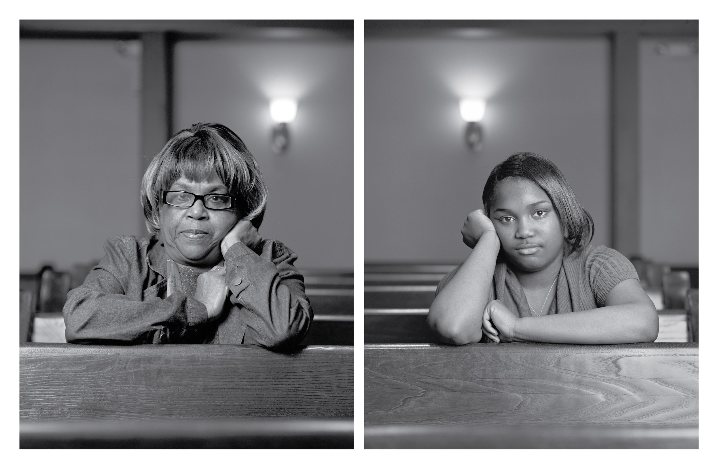 Dawoud Bey (b. 1953), The Birmingham Project_Janice Kemp and Triniti Williams, 2012, archival pigment prints mounted to diabond, edition 2_6. Museum purchase, 2021.4.a-b.jpg