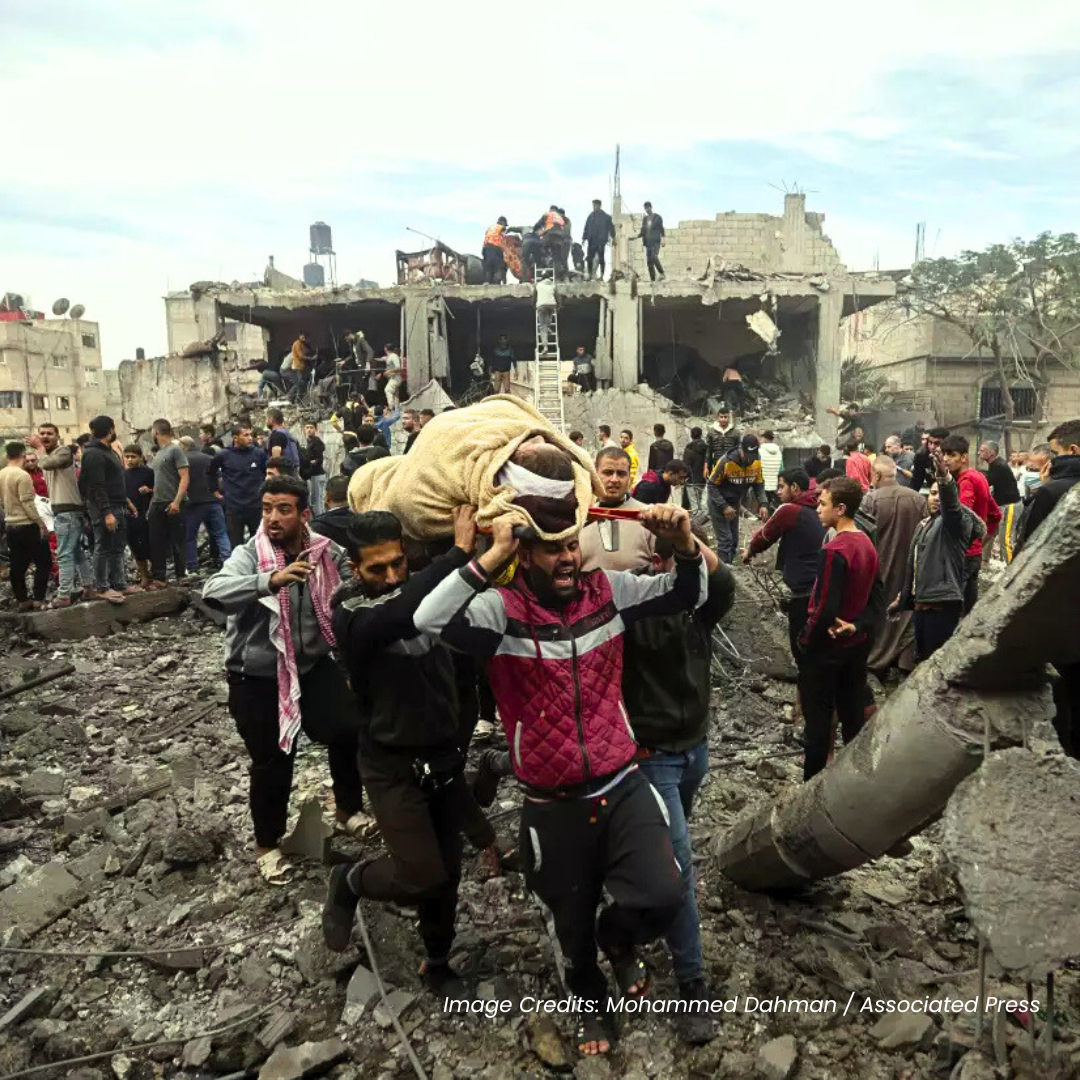 Image depicting humanitarian crisis in Palestine.