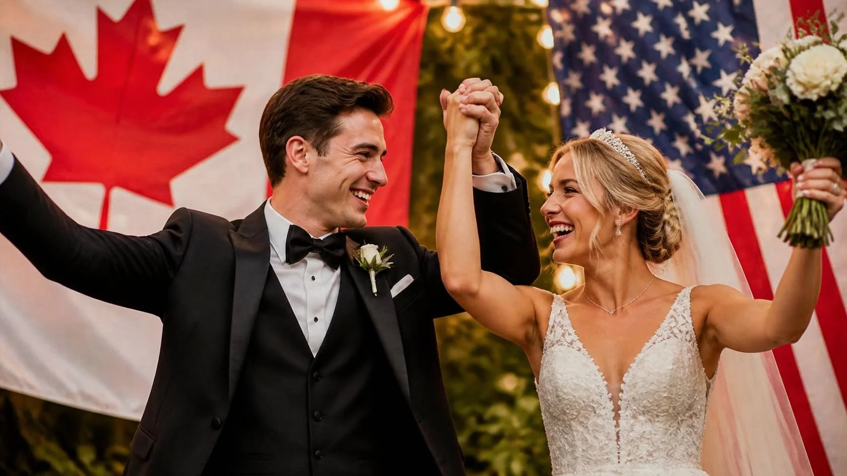 The Mixed Couple- One Canadian, One American