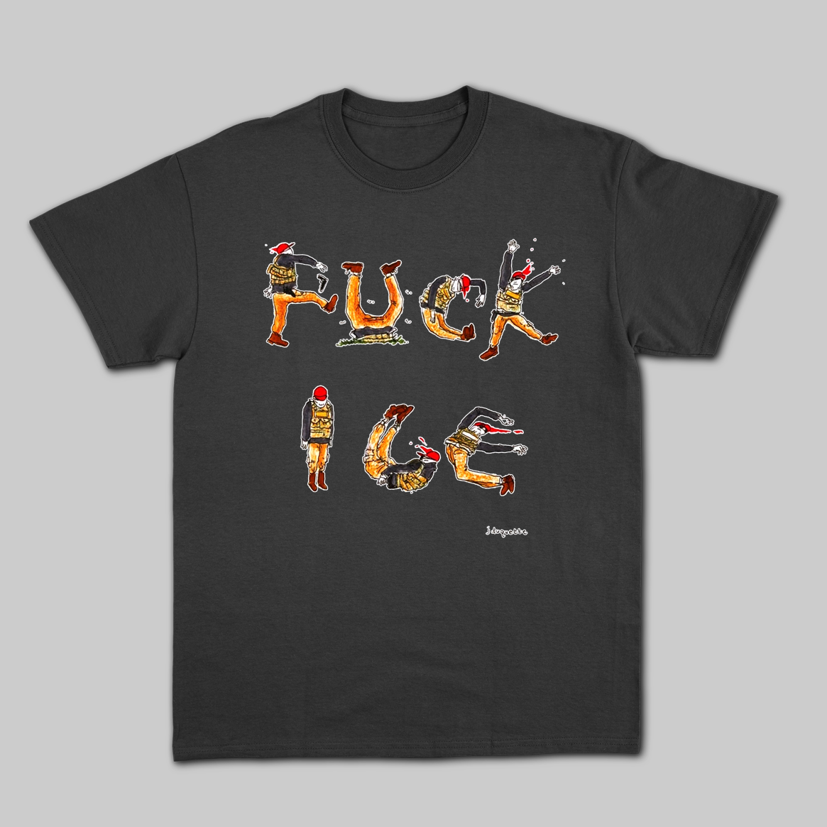 FUCK ICE Black Tee.png
