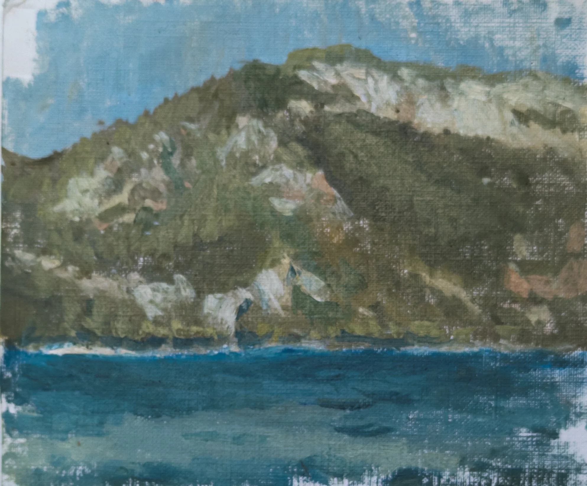 Annecy - Oil on canvas paper 6.5"x5.5" - 
Available