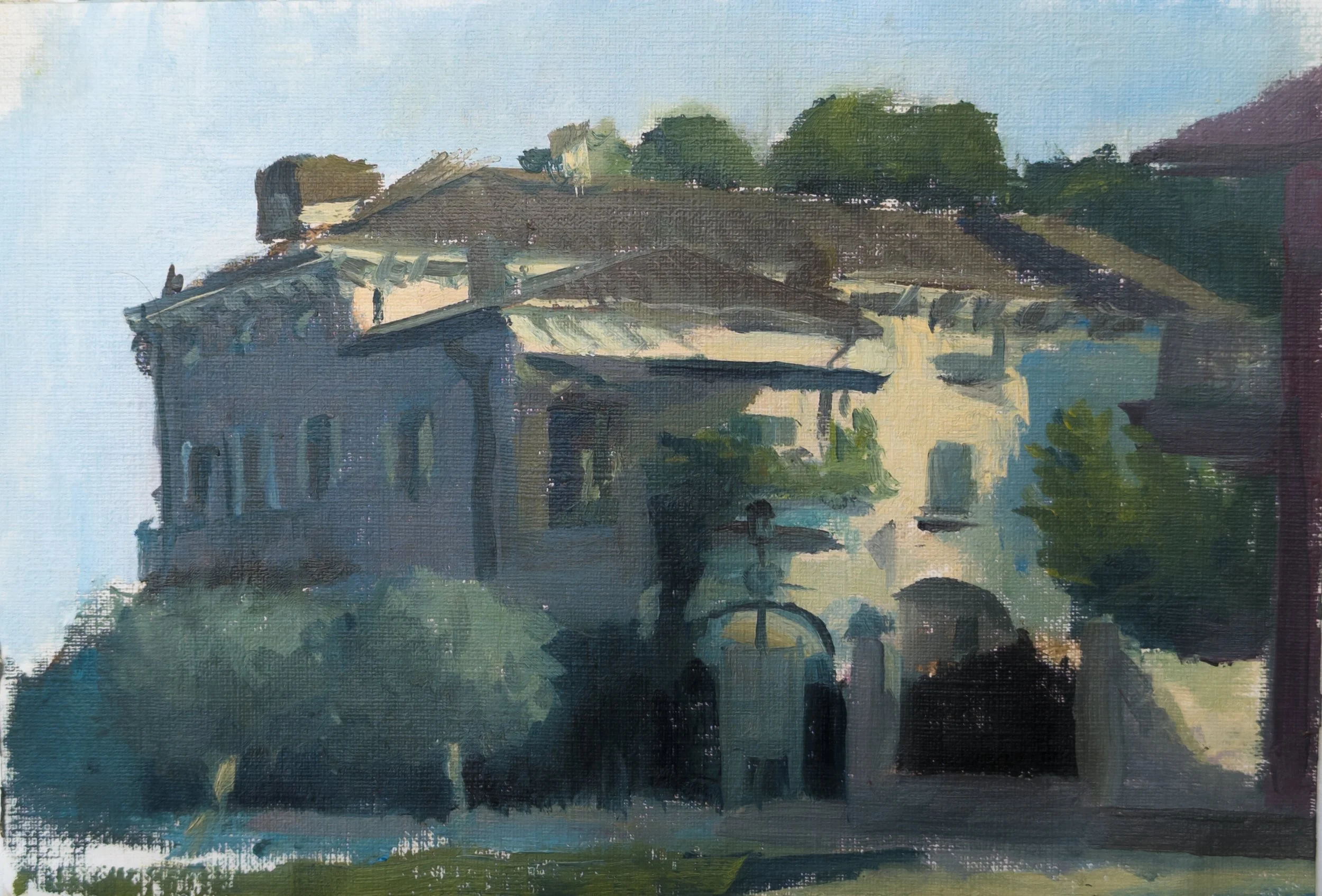 Rivotella Del Garda - Oil on canvas paper 6.5"x9.5" - 
Available
