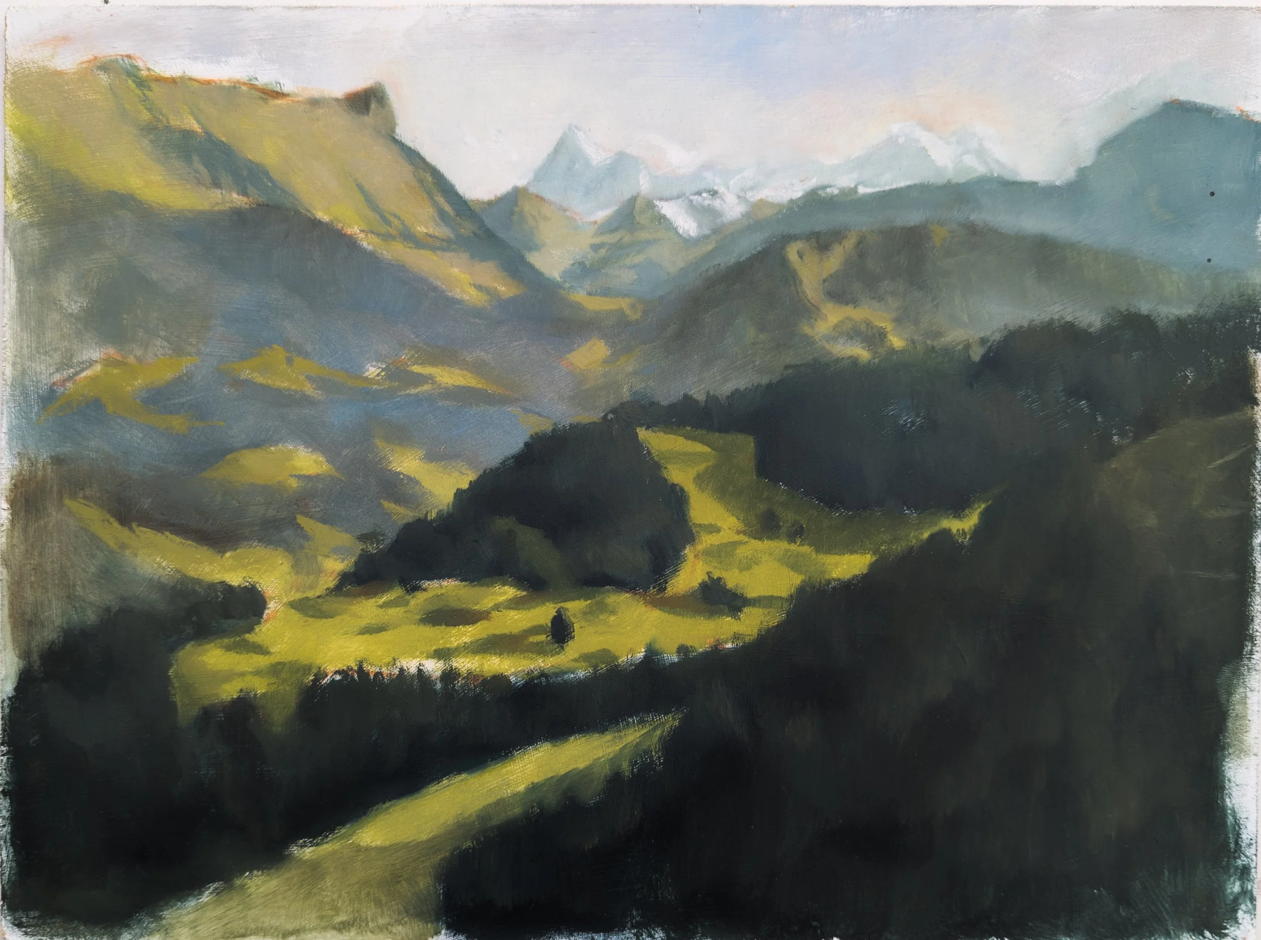 Trubschachen, Switzerland. 9x12" Oil on MDF Panel
Available