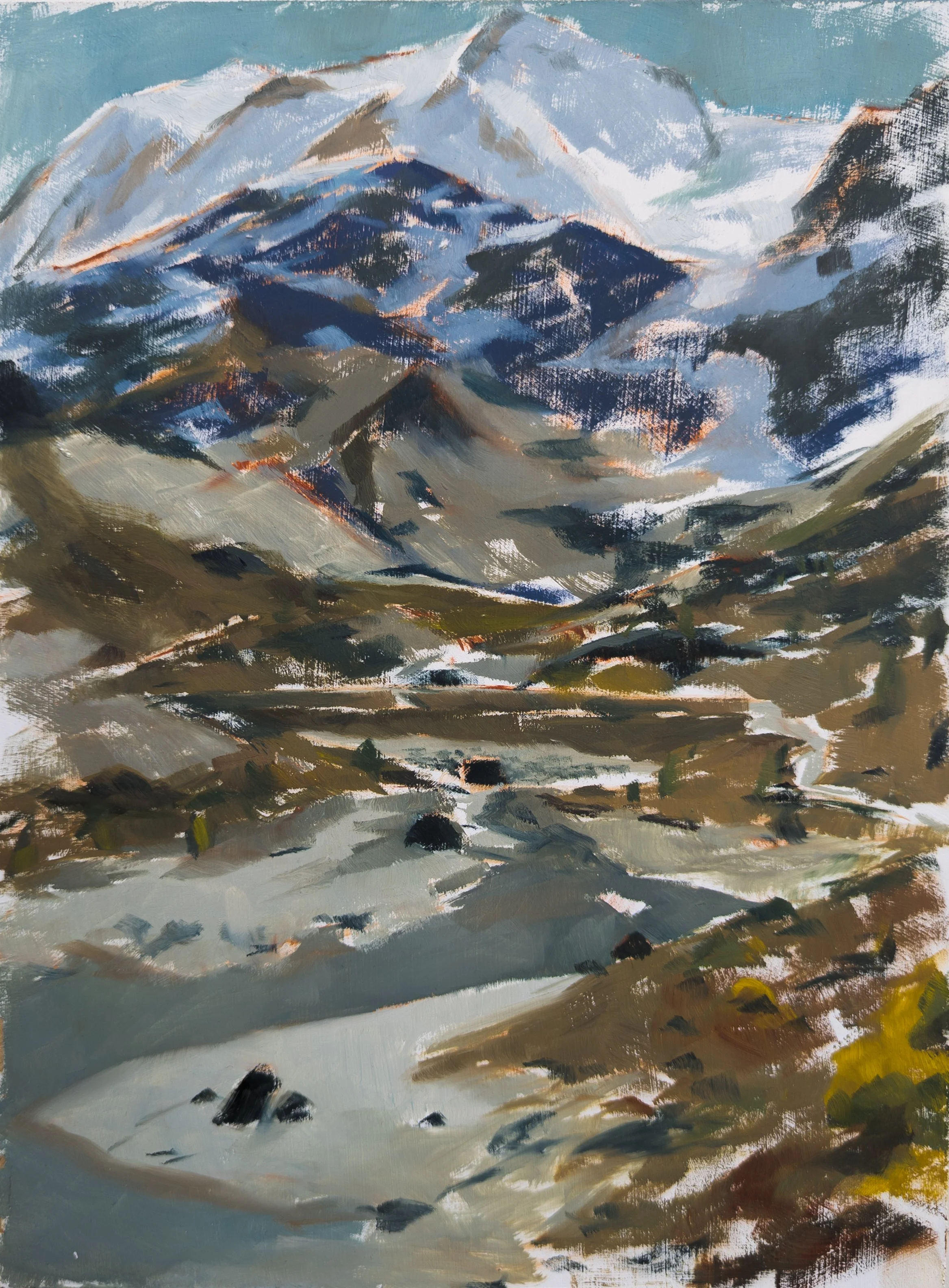 Turtmansee, Switzerland. 9x12" Oil on MDF Panel
Available