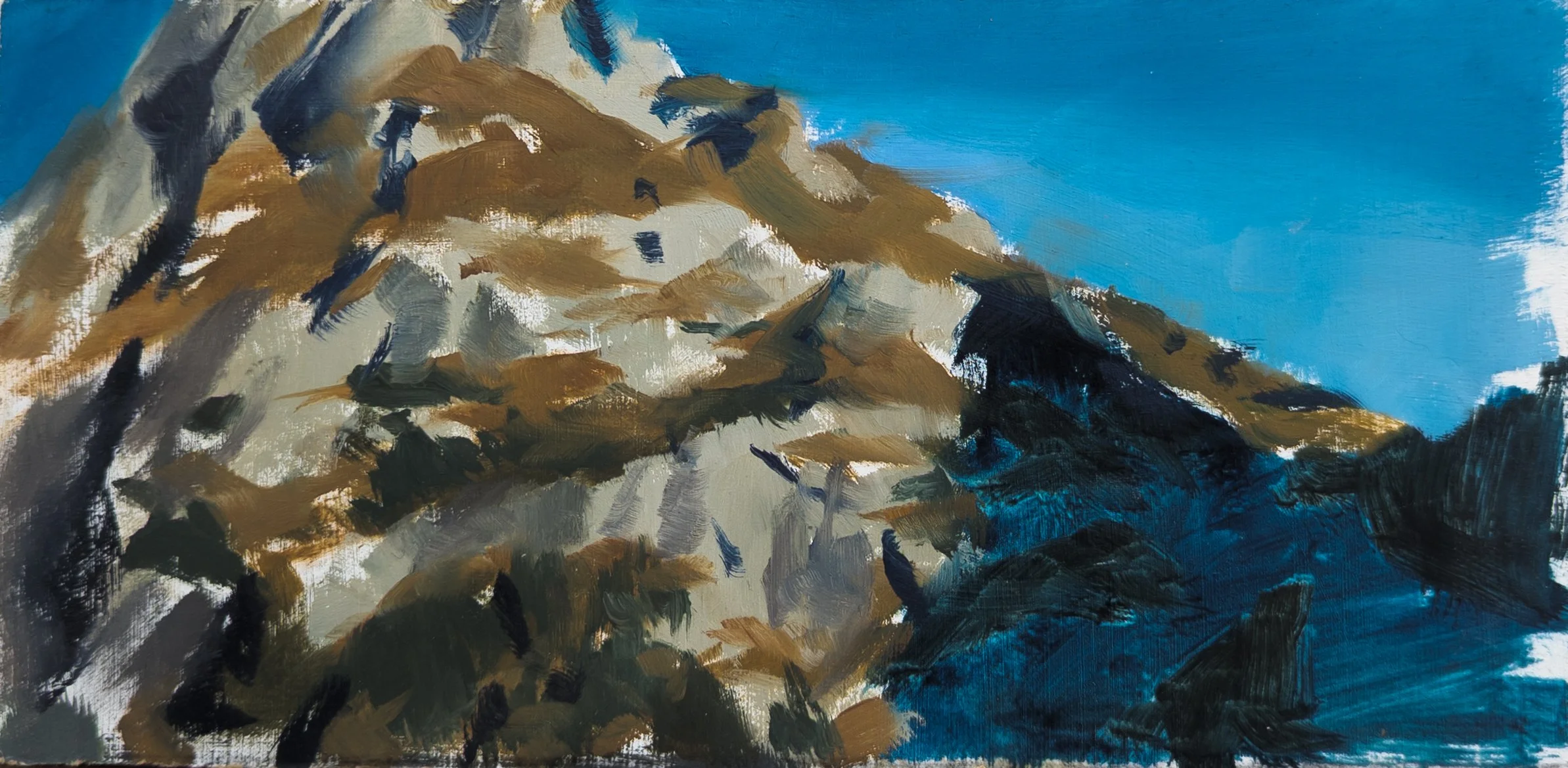 Grindelwald, Switzerland. 9x4.5" Oil on MDF Panel
Available