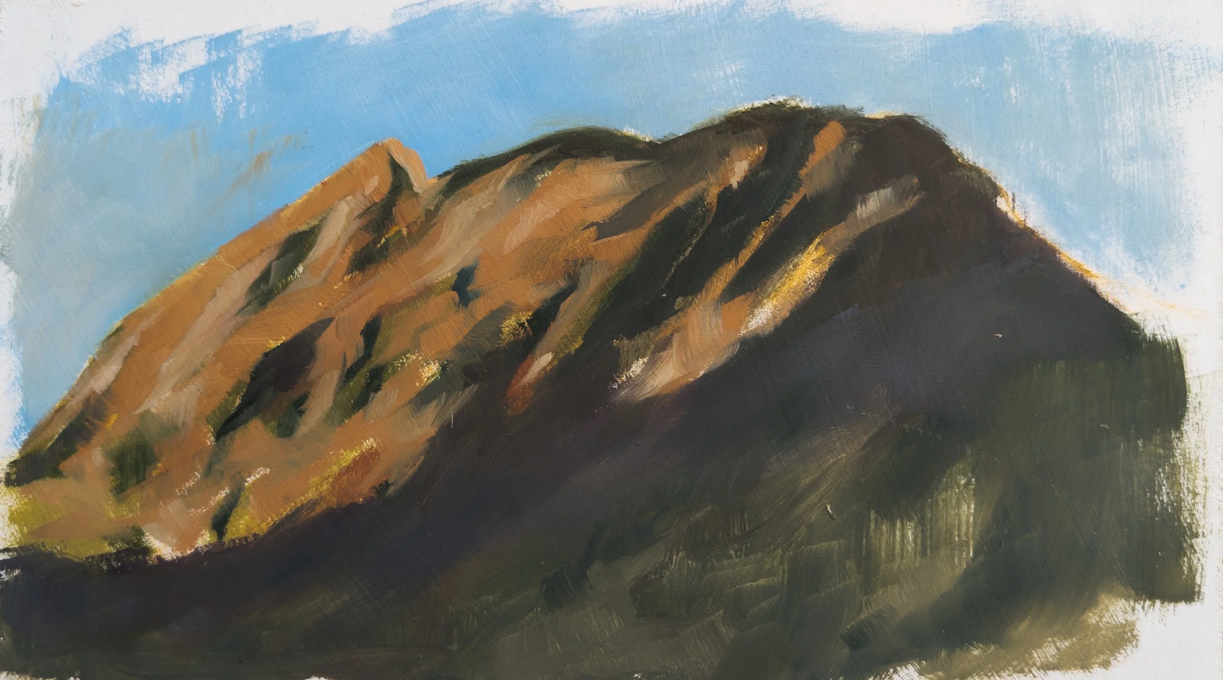 Amden, Switzerland. 9x4" Oil on MDF Panel
Available