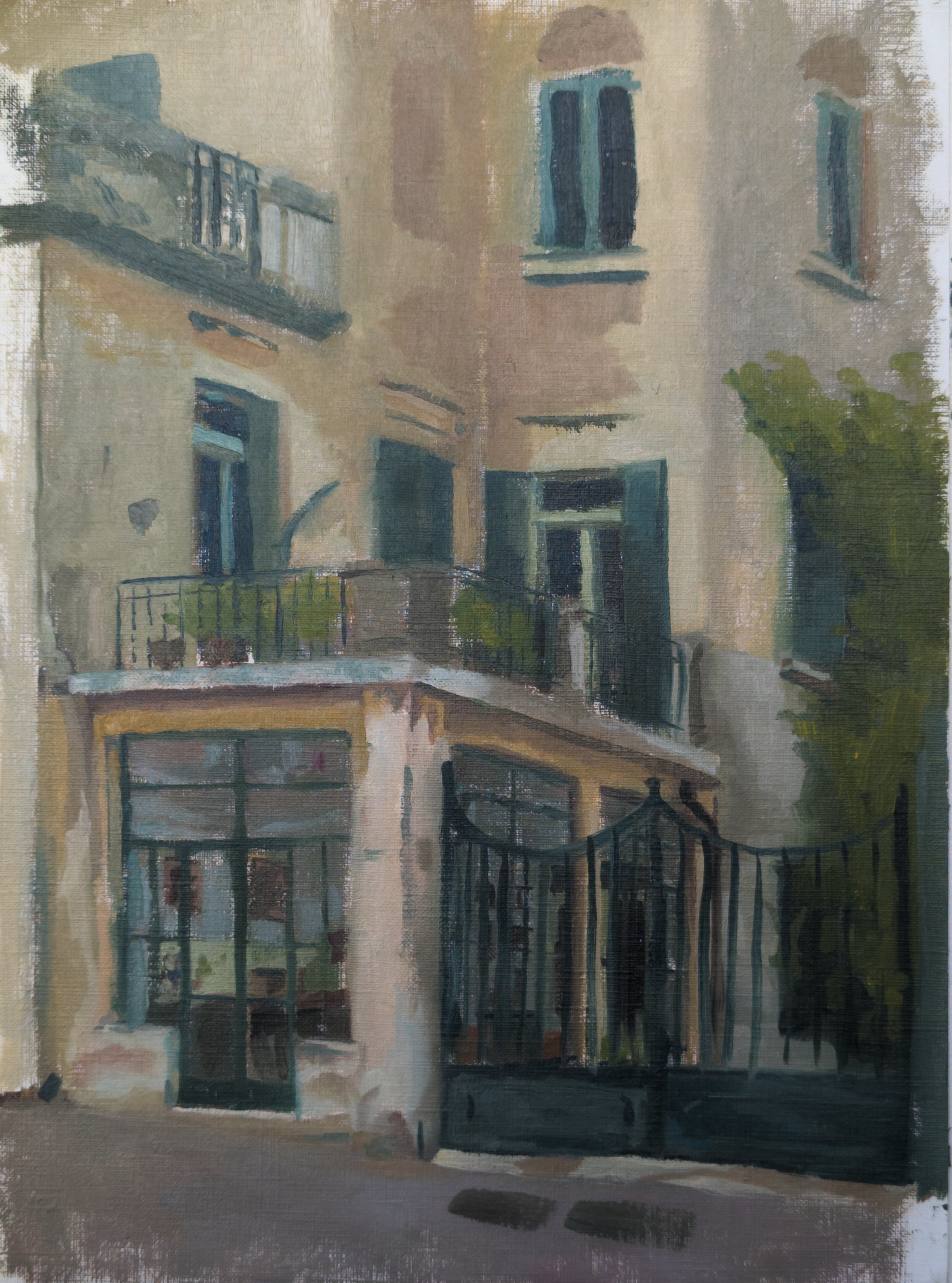 Rivotella Del Garda - Oil on canvas paper 9.5"x13"
Available