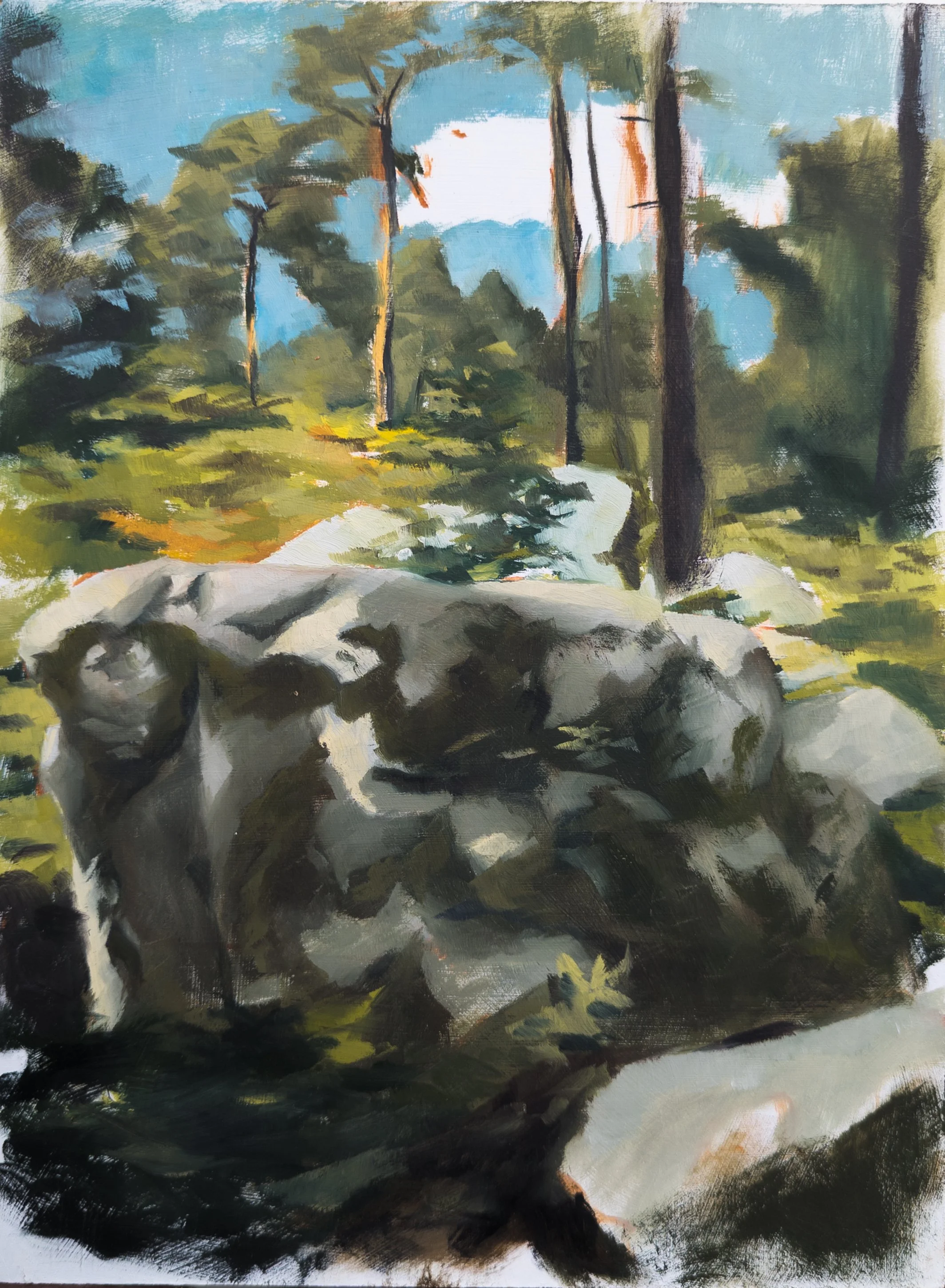 Fontainebleau, France. 9x12" Oil on MDF Panel
Available