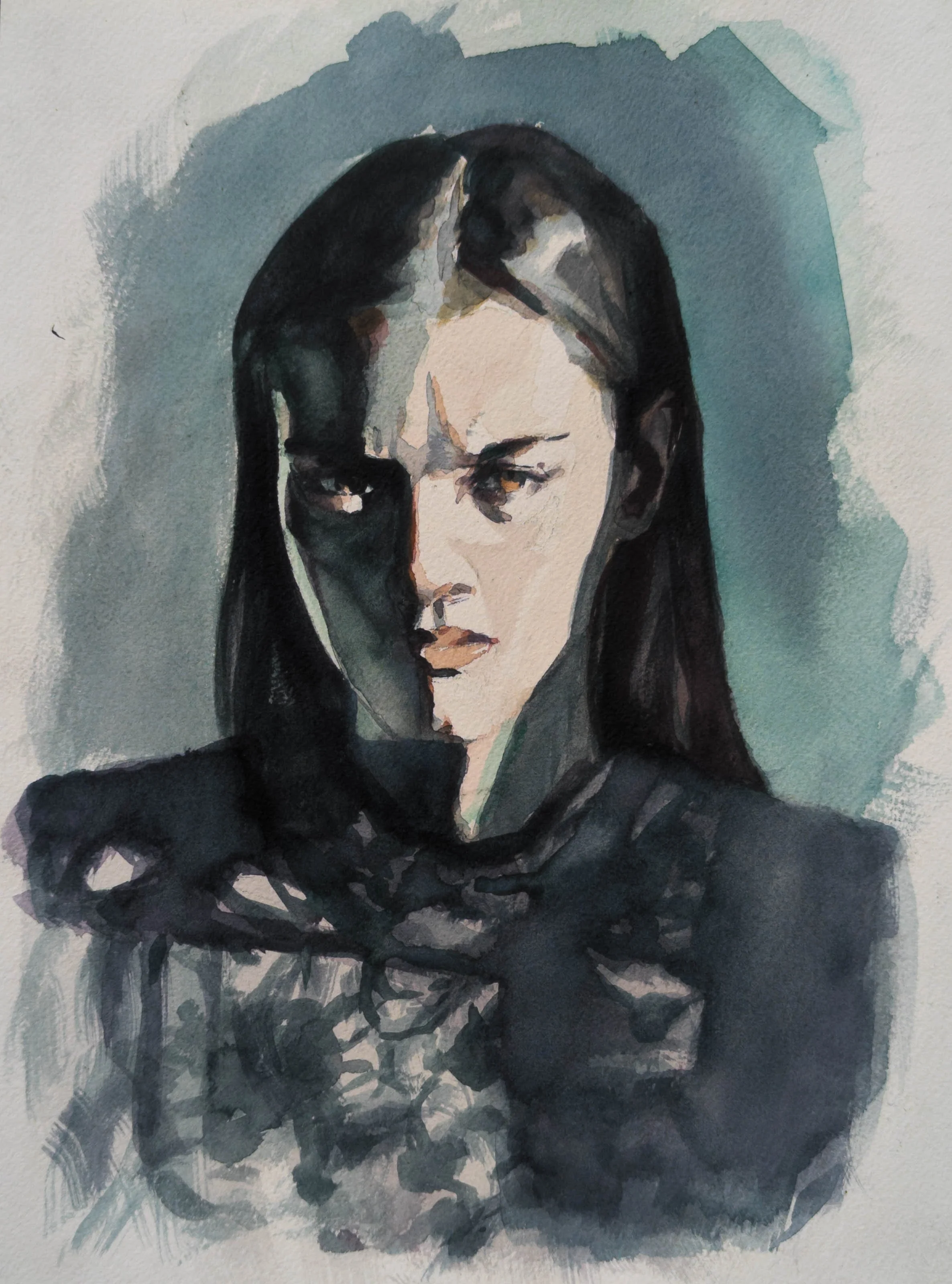 Unknown ref, 9x12.25" watercolour on arches
