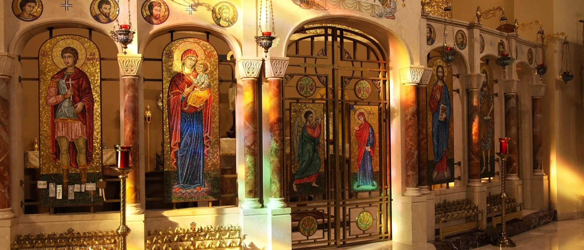 Icon Doors at Sanctuary Altar