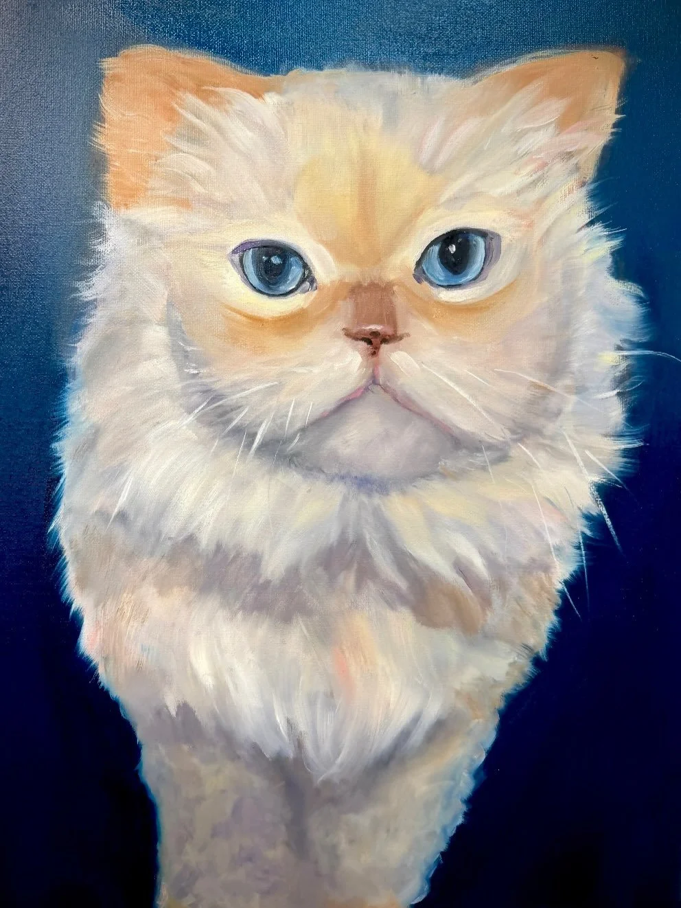 Bringing this memory back! It started as a blurry mystery, got a digital rescue, and found new life with a little paint and love. 🎨💖

#artrestoration #petportraitartist #photoshopmagic #memorykeeping #arttransformation