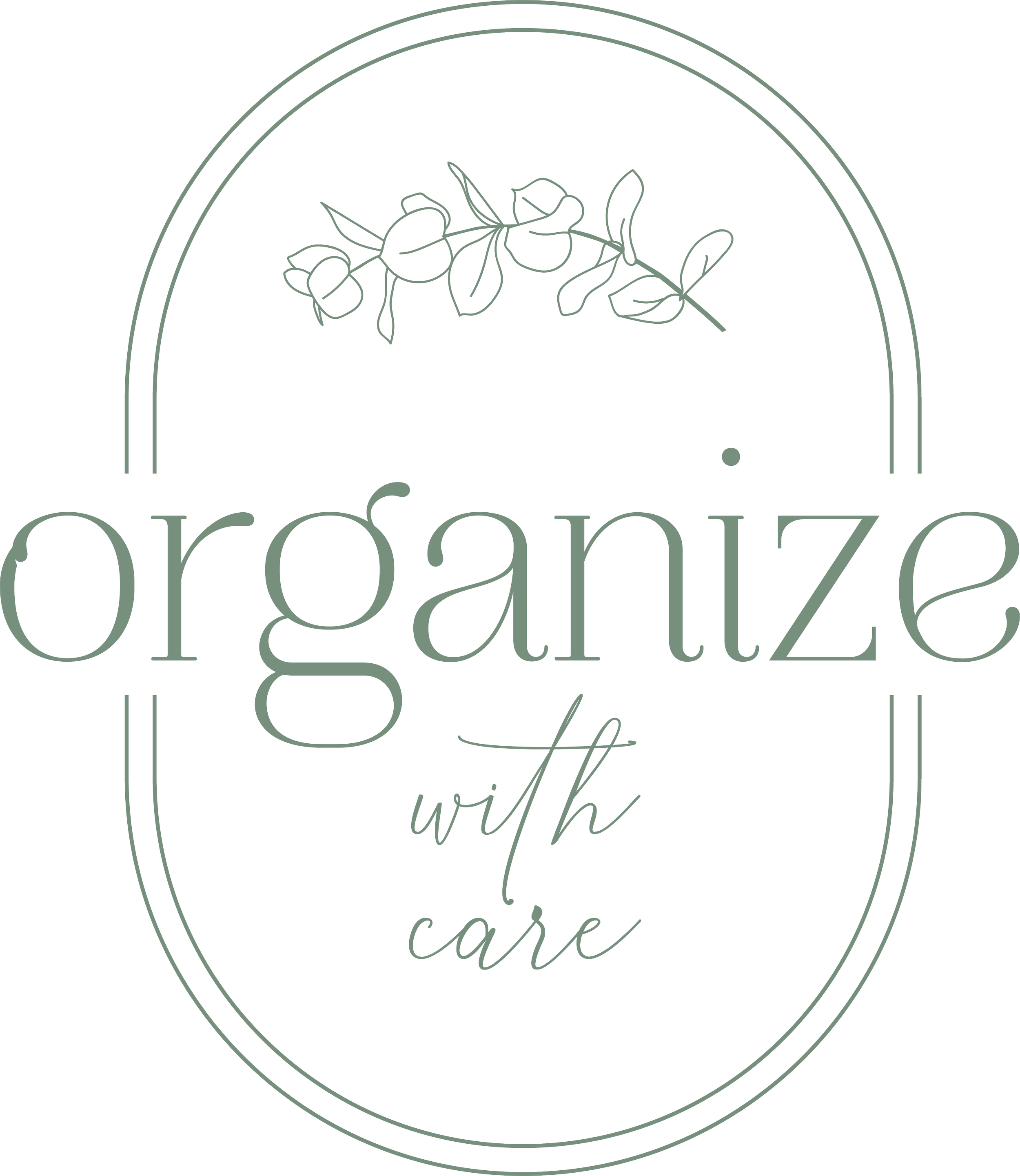 ORGANIZE WITH CARE