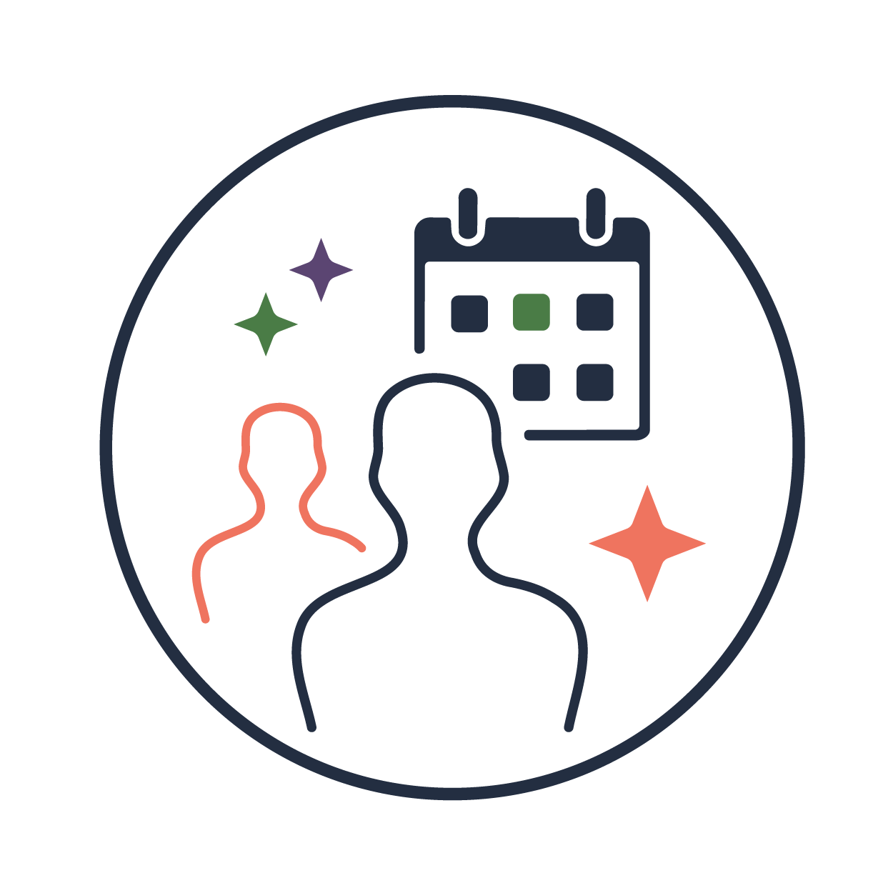 Geometric drawing of an outline square with sections divided by vertical, horizontal, and diagonal lines.