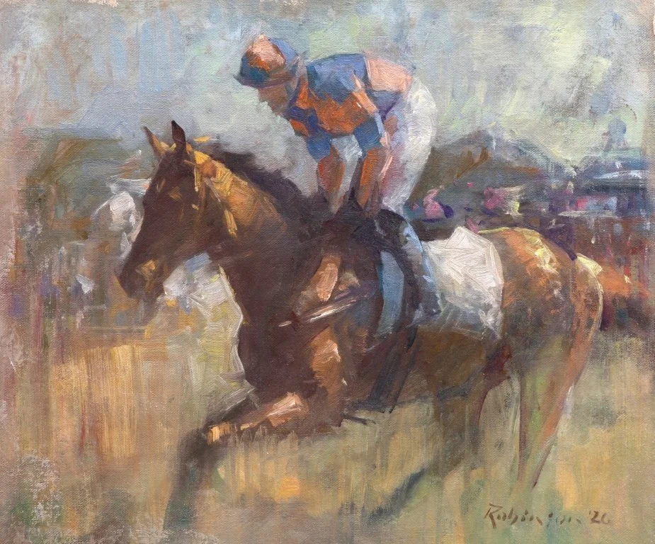 Heat, 12x15 in, oil on canvasboard - $1,800
