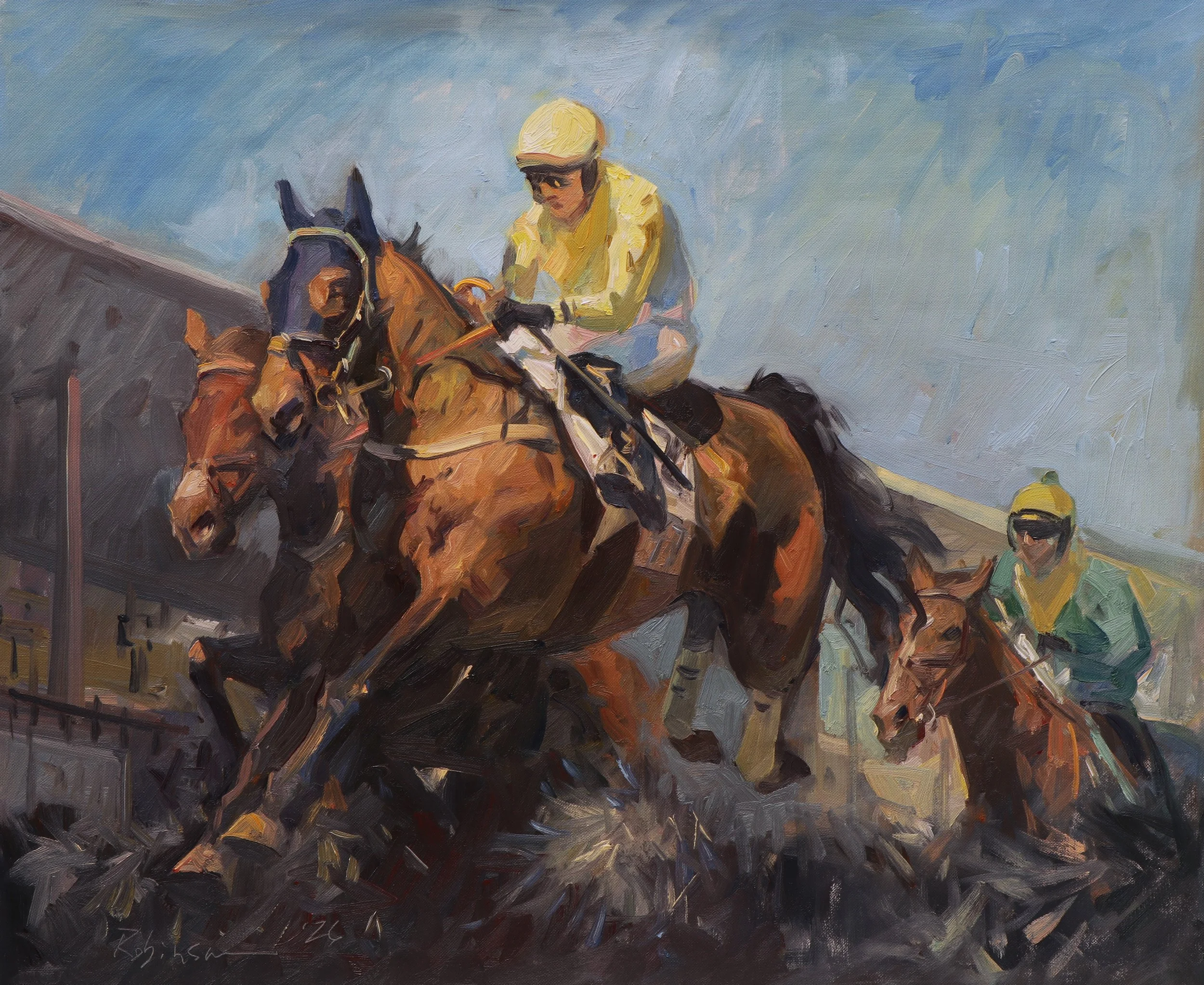 "Swore" by Sam Robinson, 16x20 inches, Oil on Linen - $2400