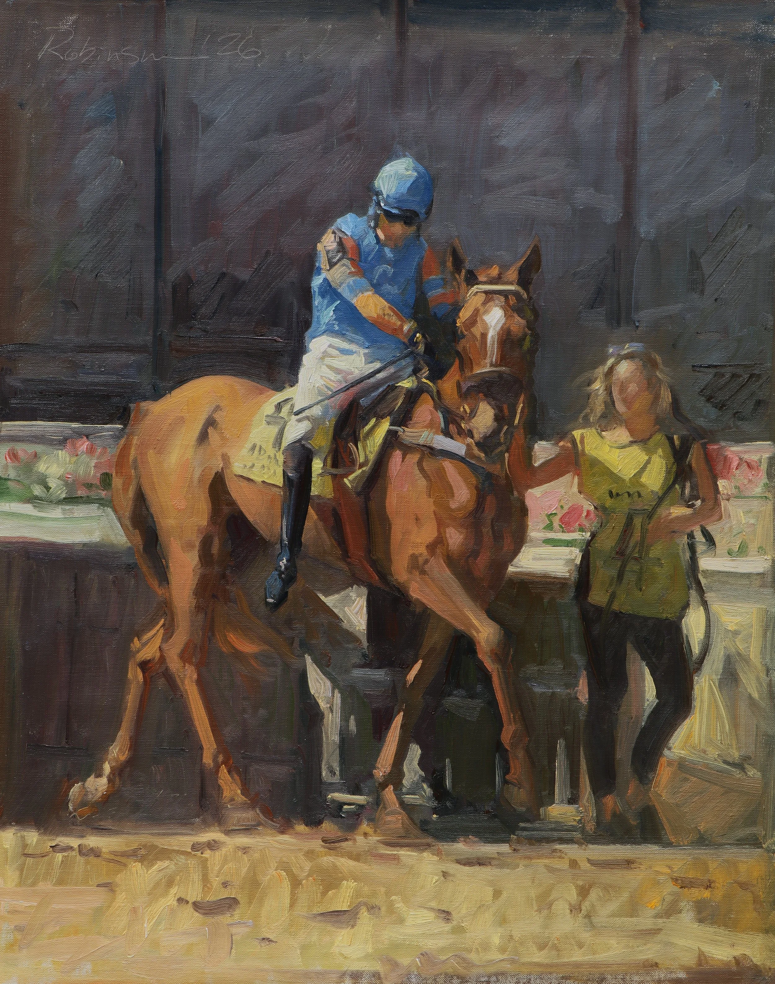 "Bee Well" by Sam Robinson, 20x16 inches, Oil on Linen - $2400