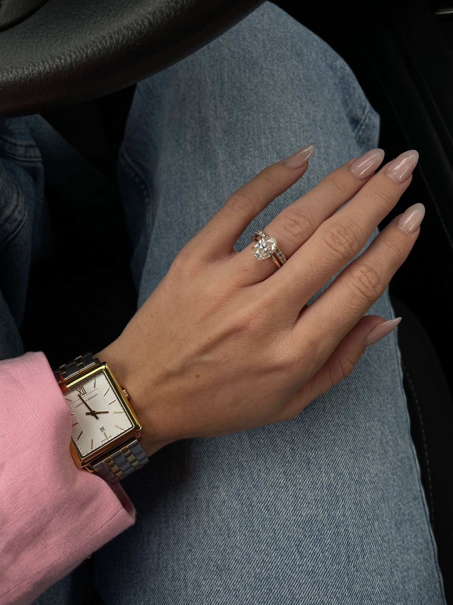 wedding guest checking time during long maid of honor speech