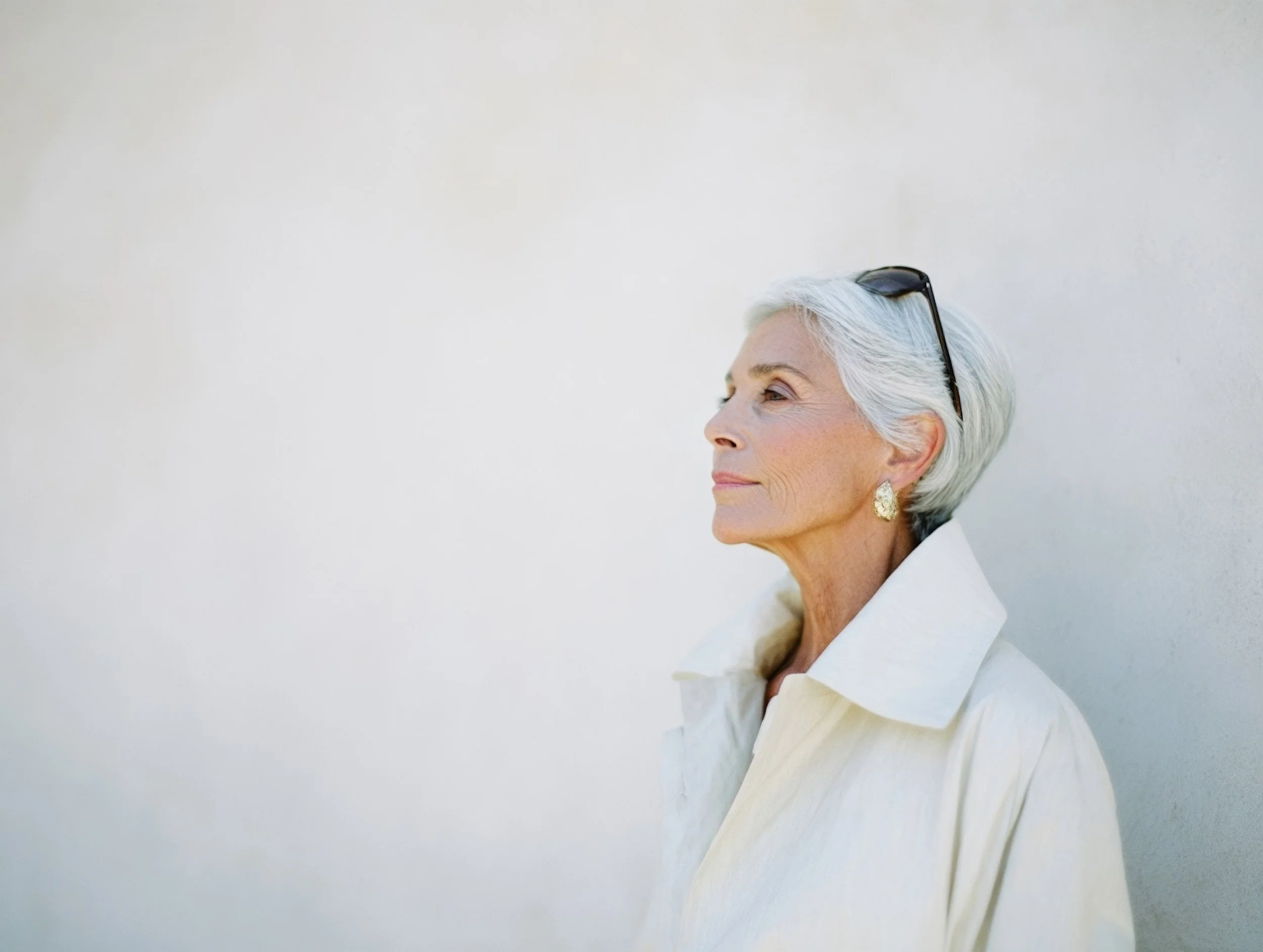Thoughtful mother reflecting while preparing her Mother of the Groom speech
