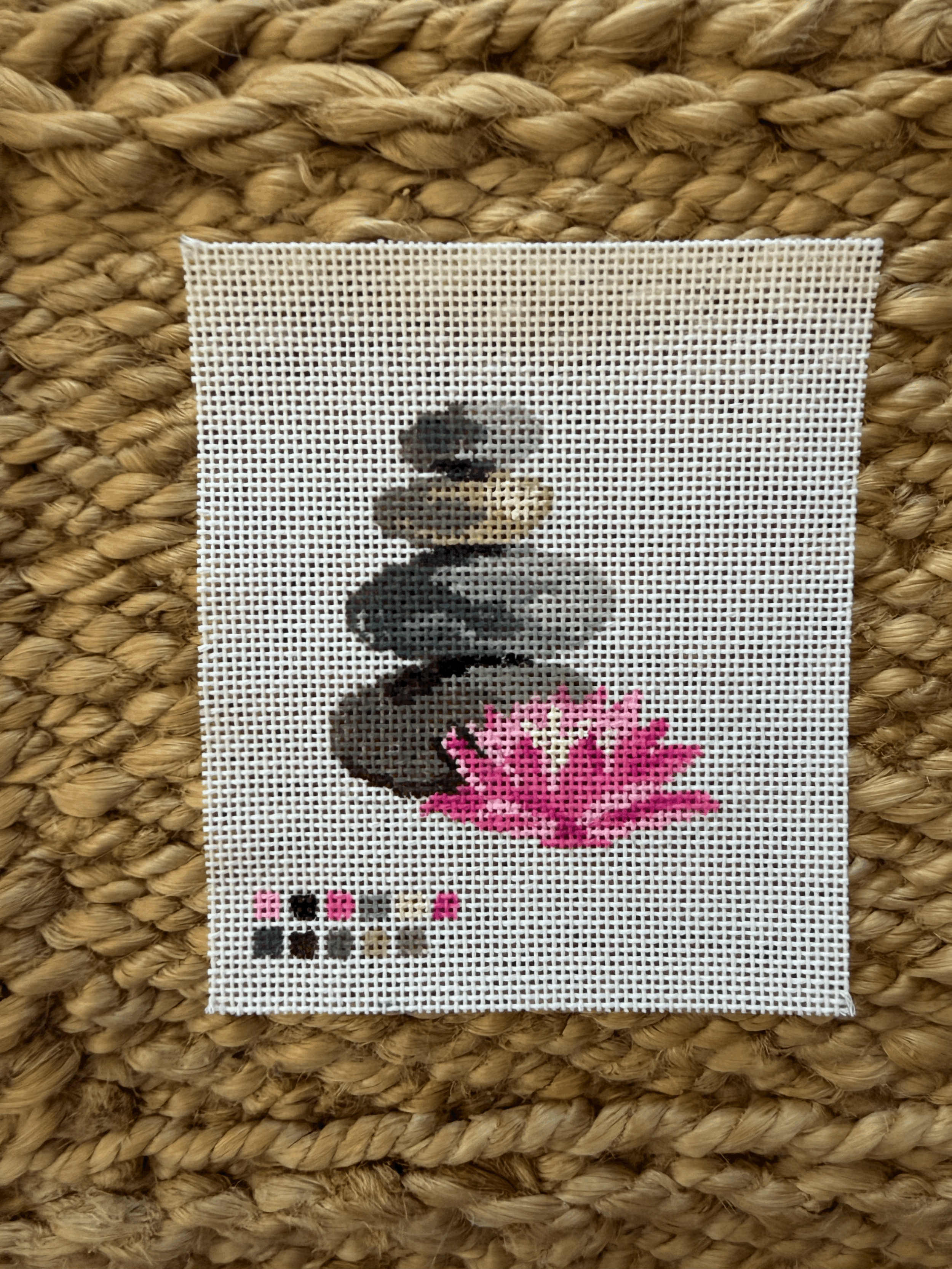 Summer 2026 Beachcomber Series - Rock Stack w Lotus Flower *NEW* (Copy)