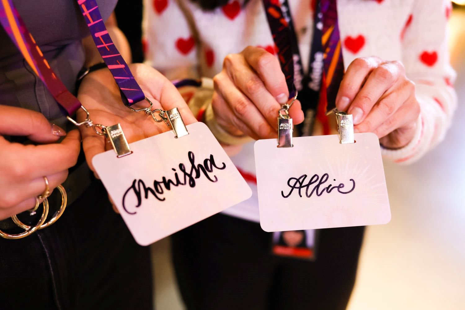 On-Site with Adobe SF | Handwritten Calligraphy on Name Badges